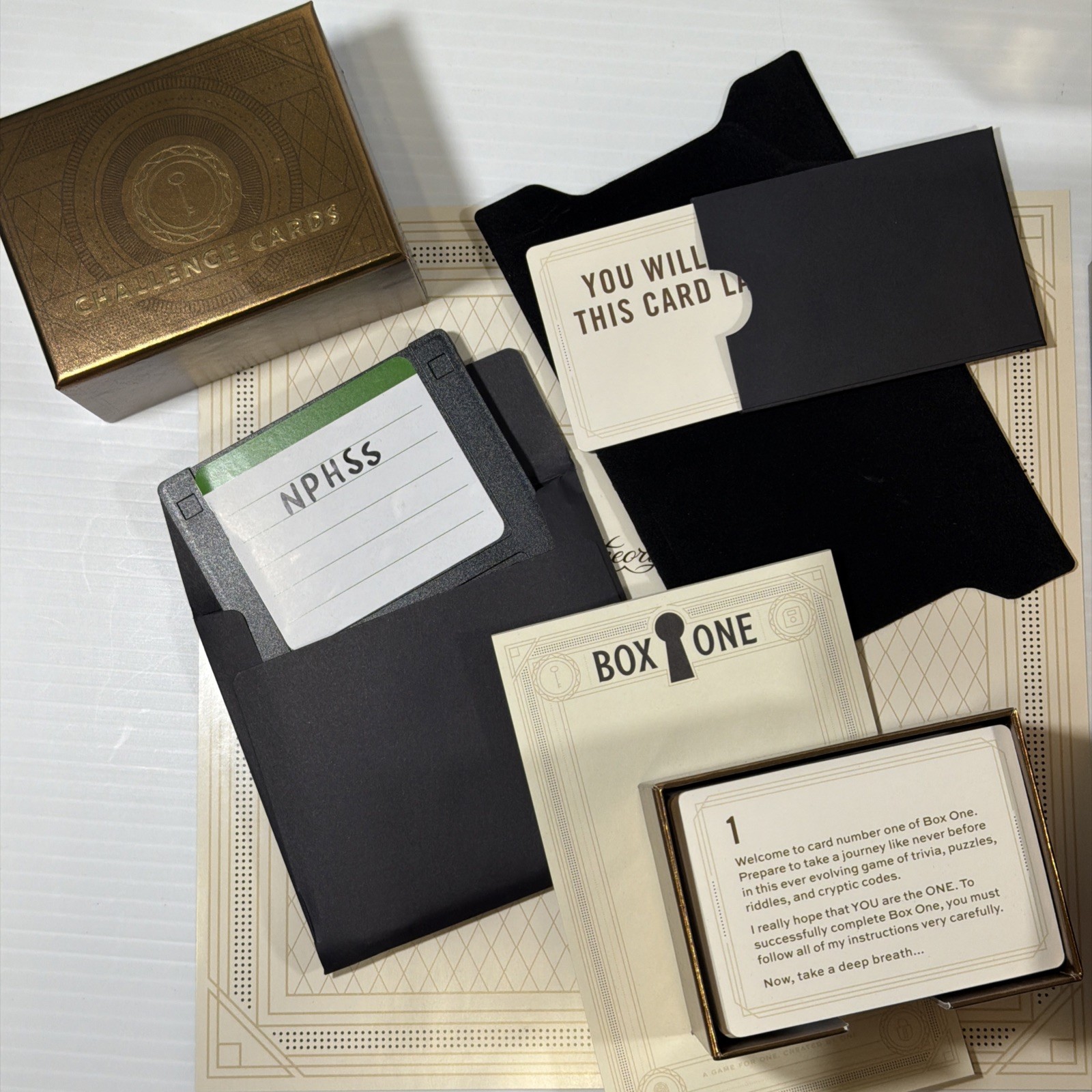 2021 BOX ONE Neil Patrick Harris Problem Solving Game for Theory11 EUC Complete
