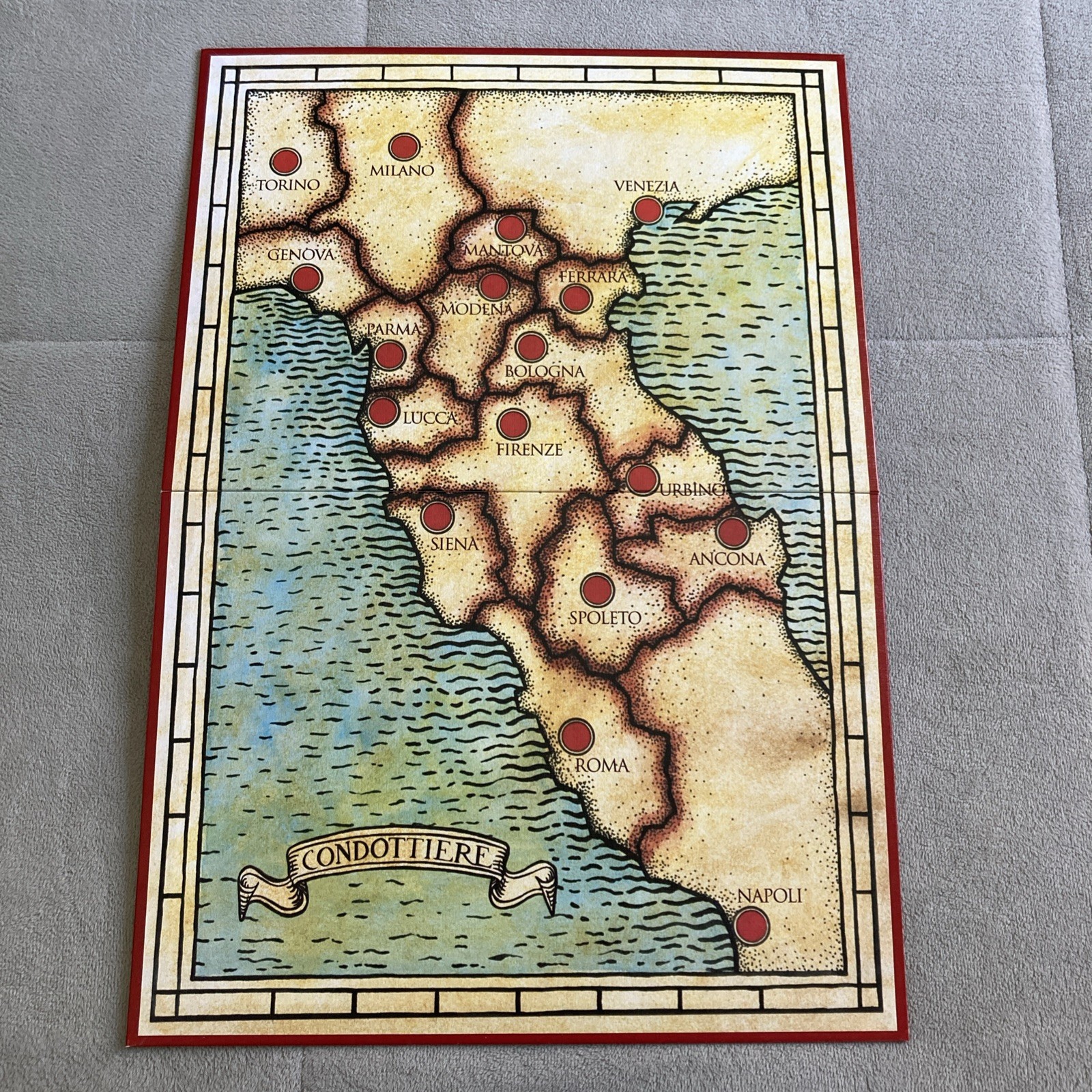 Condottiere Board Game COMPLETE IN BOX Eurogames Descartes Multilingual Edition
