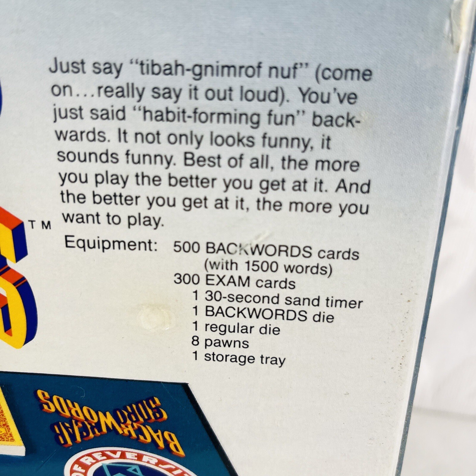 Random House “Backwords” Board Game New Sealed 3-8 Players Reverse English