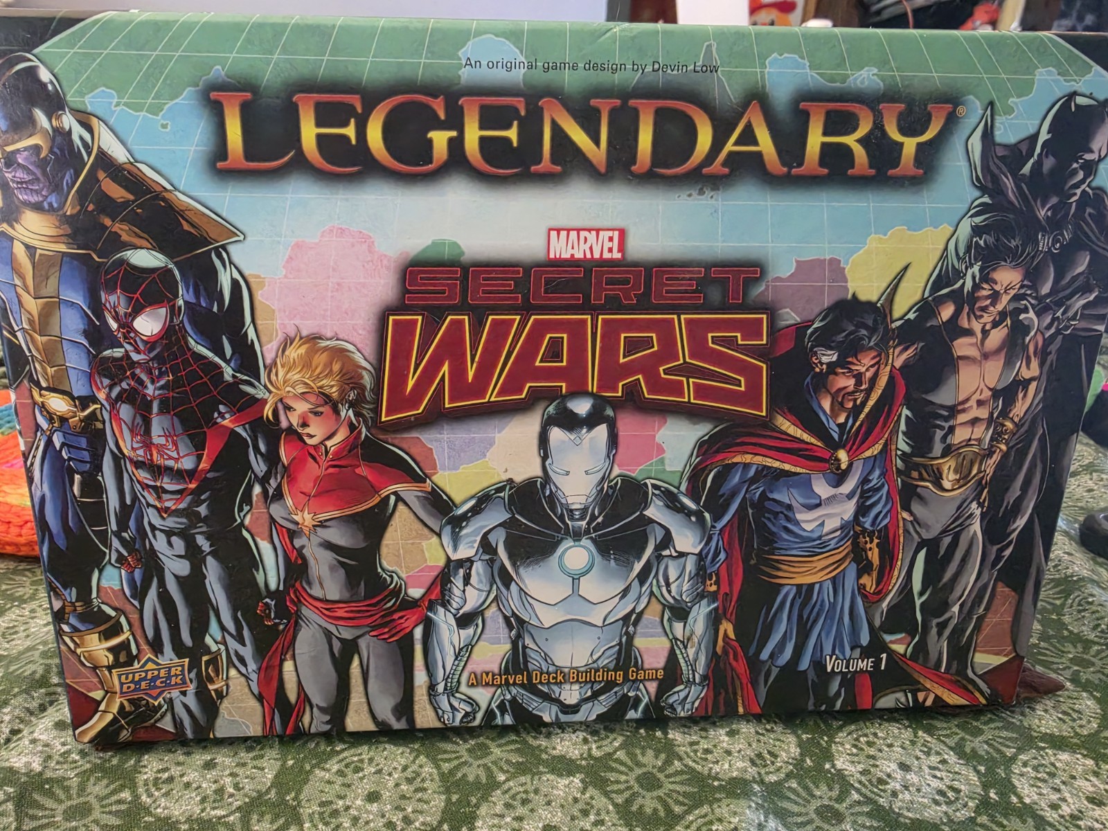 Upper Deck Legendary Marvel Secret Wars Deck Building Card Game Complete 14+