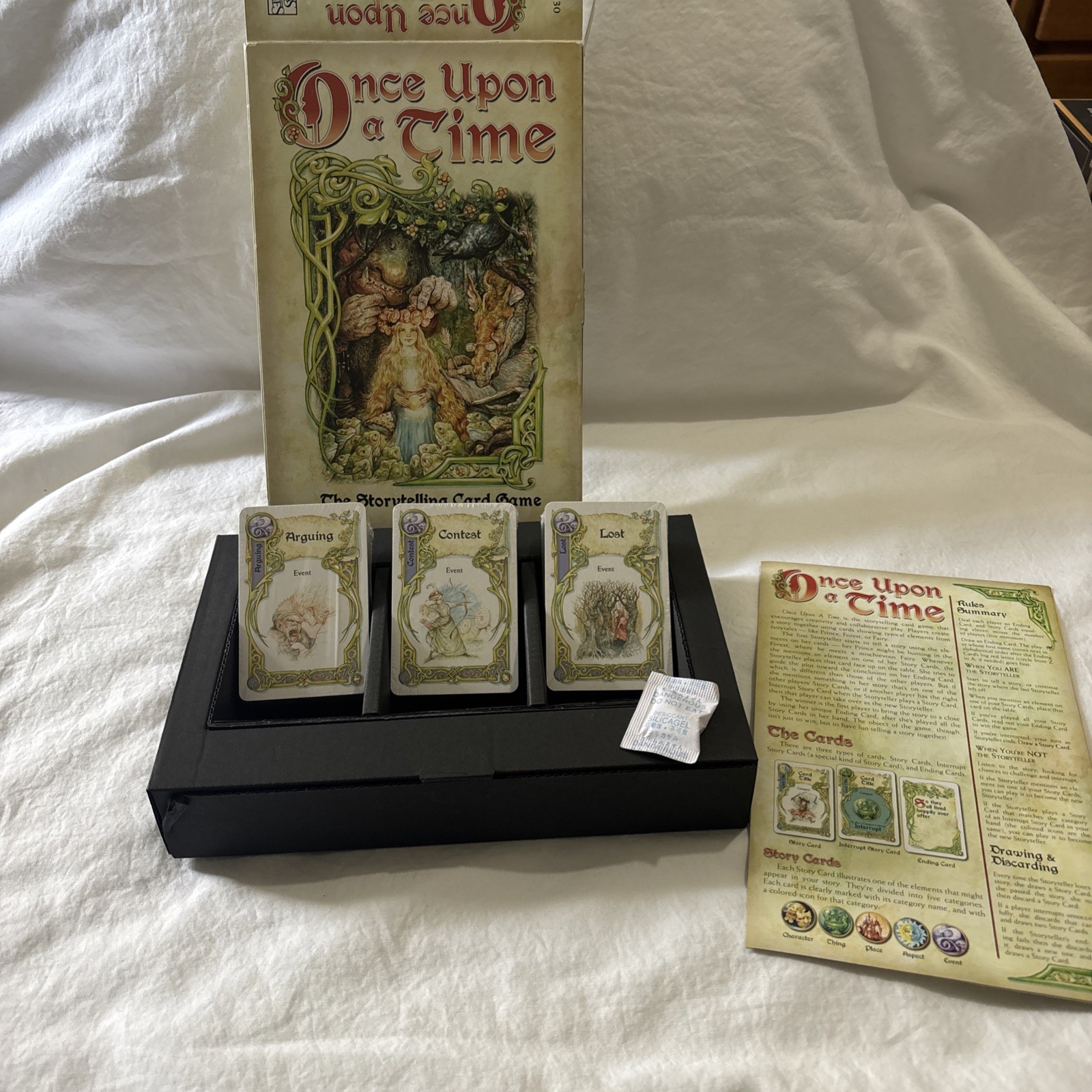 Once Upon A Time The Storytelling Card Game Atlas Games AG1030 New Sealed Cards