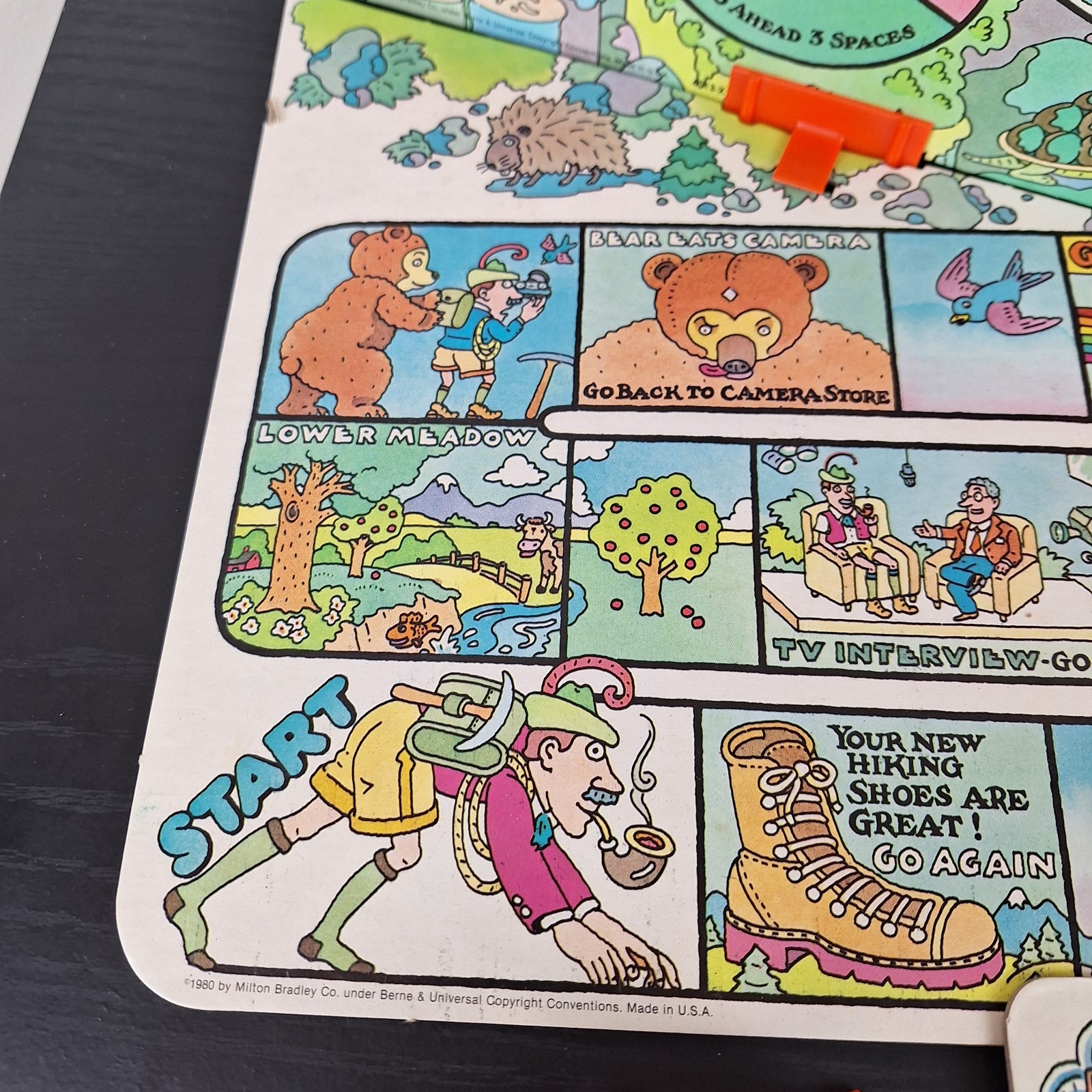 Milton Bradley Oh What a Mountain 3D Board Game Adventure VTG 100% COMPLETE-READ