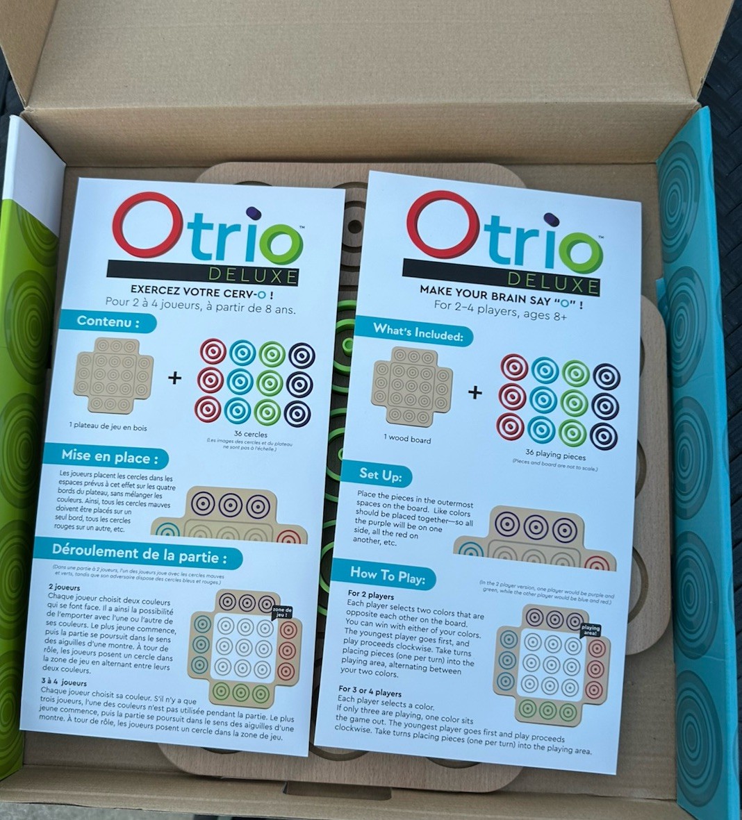 2022 Marbles Brain Workshop Otrio Deluxe Board Game (Complete) Excellent!