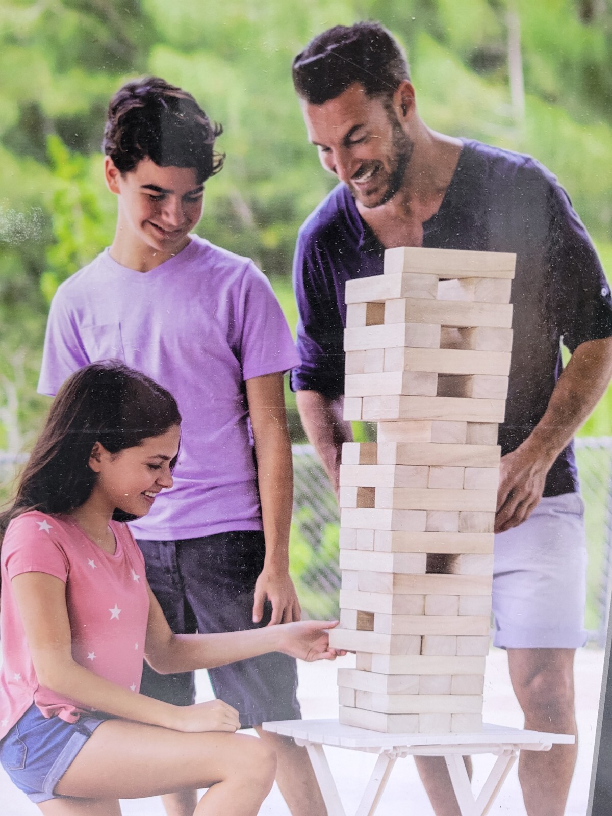 Solid Wood XL Stackers Block Stacking Game For Football Fans – Dallas Cowboys