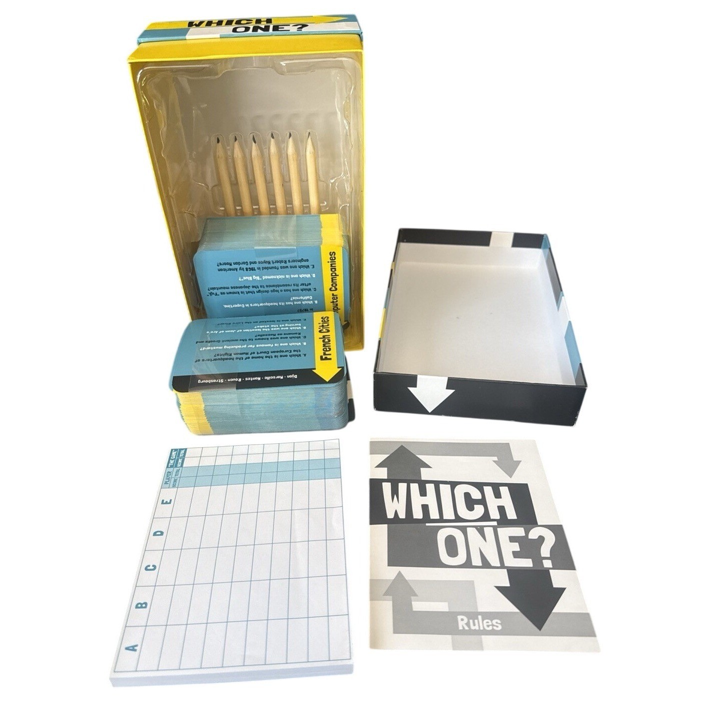 Ginger Fox Which One? Question and Answer Matching Board Game With A Twist! NEW
