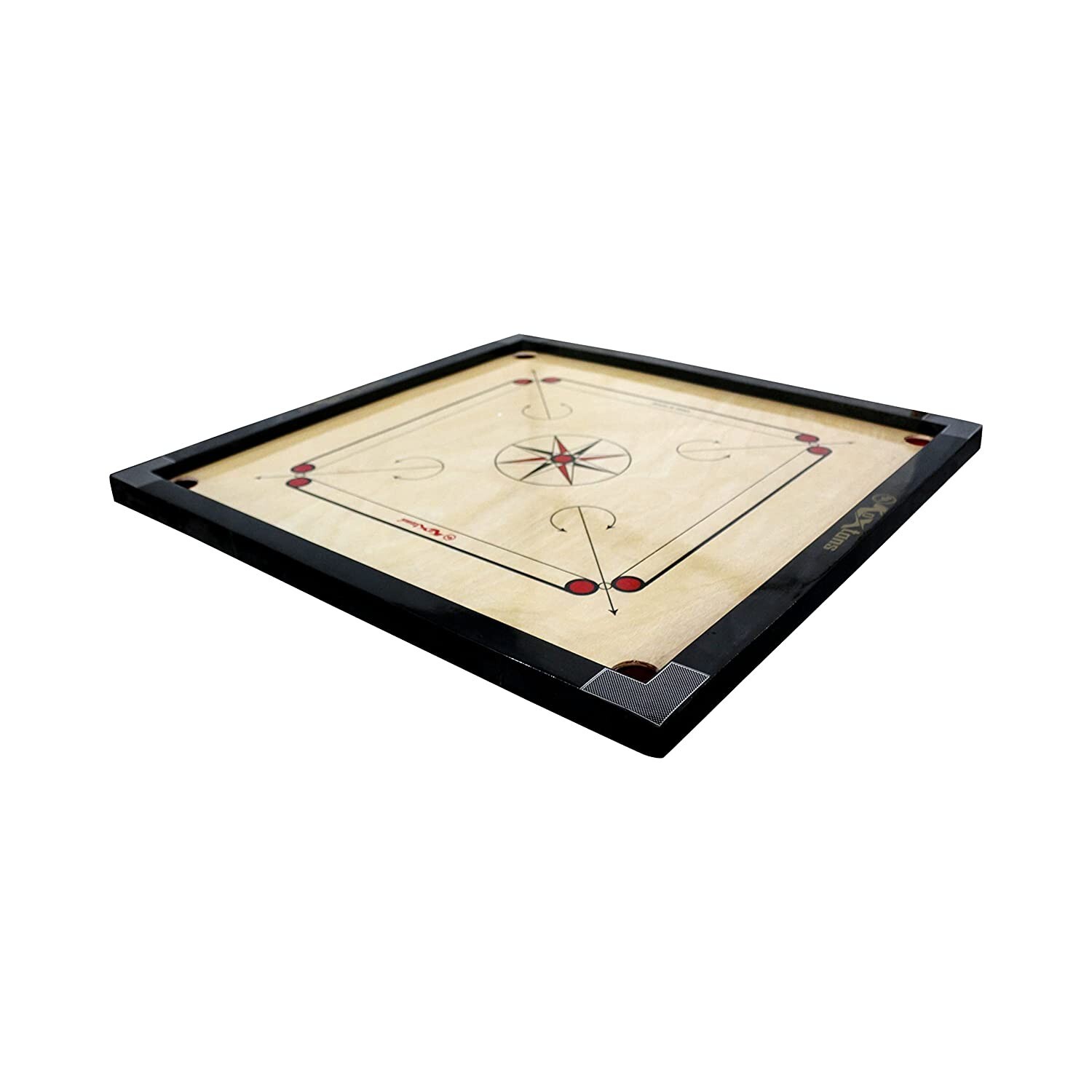 Large Carrom 32 X 32″ Board Coins/Striker & Powder Set Great Quality Family Game