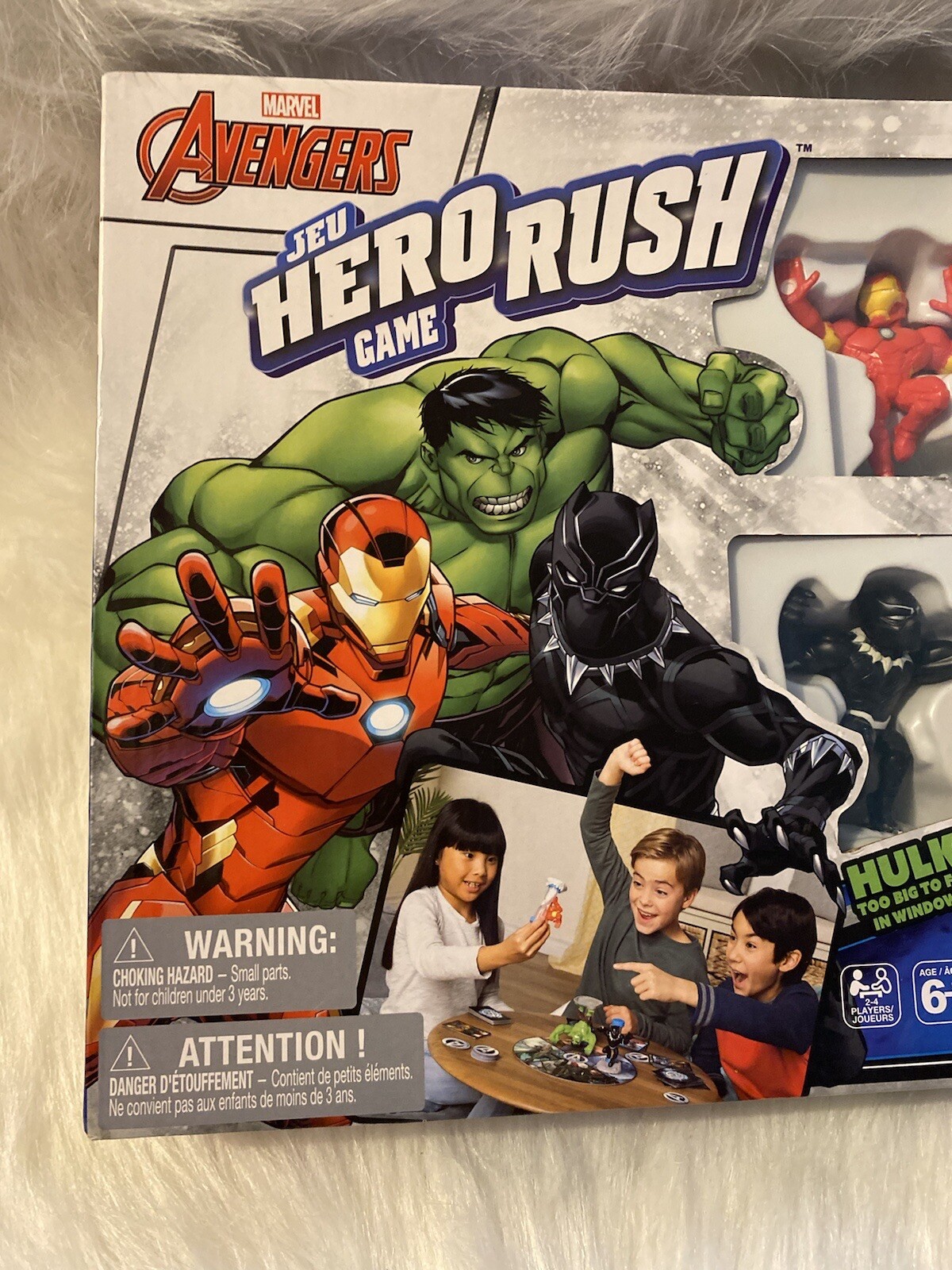 Marvel Avengers Jeu Hero Rush Lids Kids Board Game