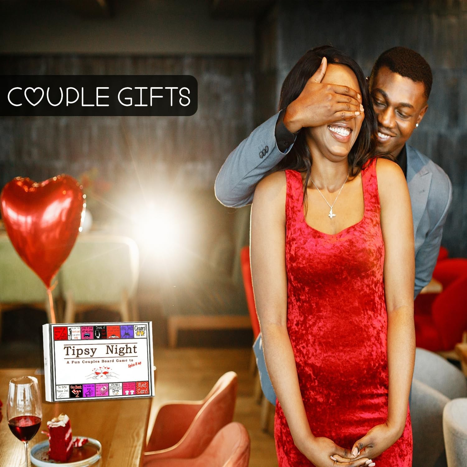 TIPSY NIGHT – Super Fun Couple Board Game to Spice it Up for Date Night, Adult S