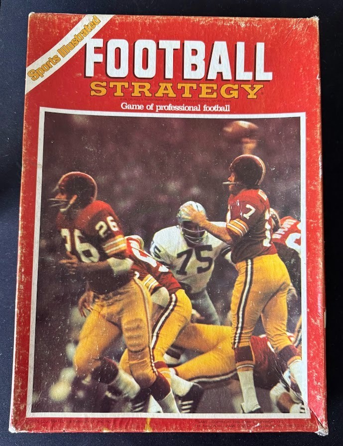 Vintage Sports Illustrated Football Strategy Board Game COMPLETE IN BOX