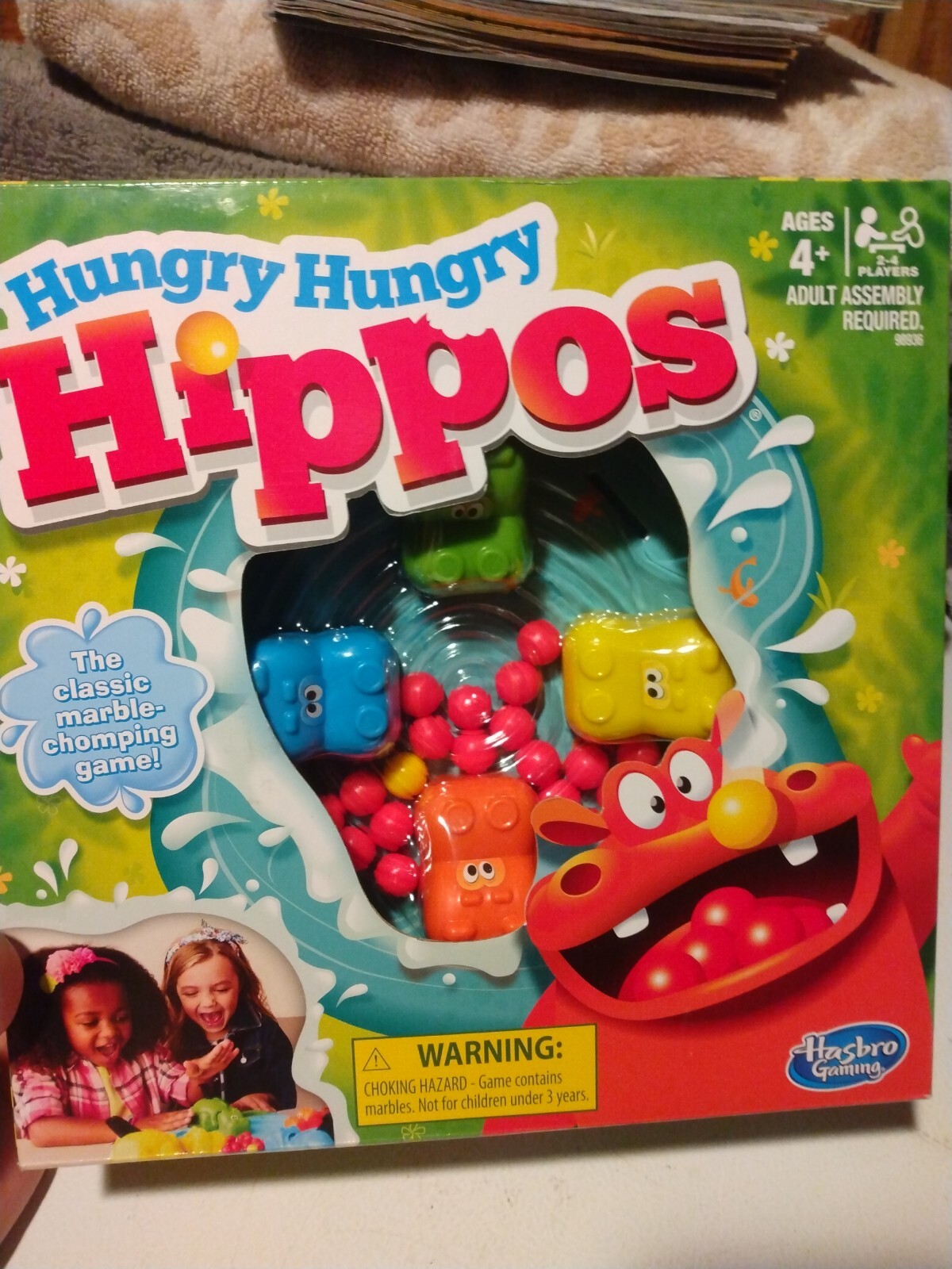 Hasbro Hungry Hungry Hippos Game One Size Multi 2017 Sealed New Sealed 2017