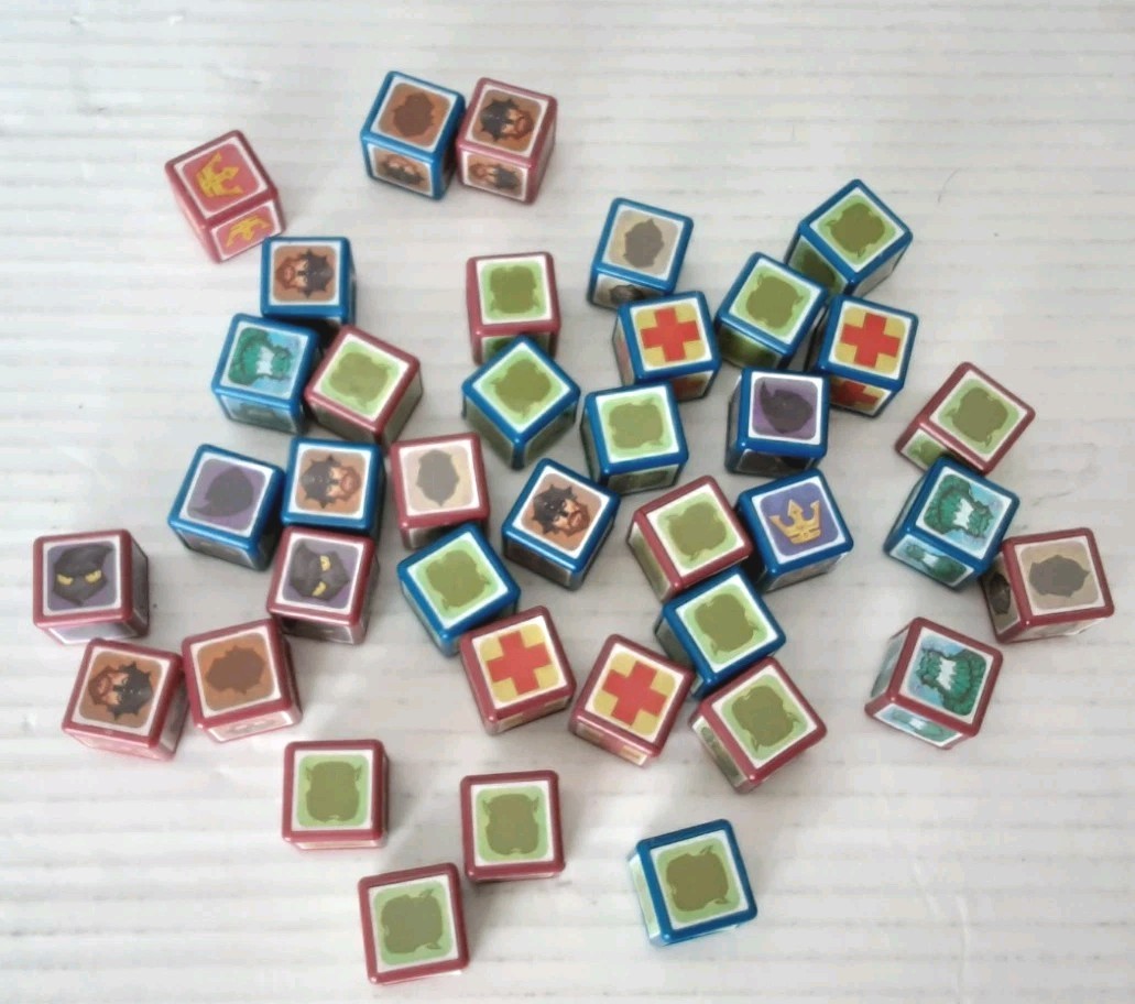 Cube Quest Board Game 38 Dice Die Replacement Parts