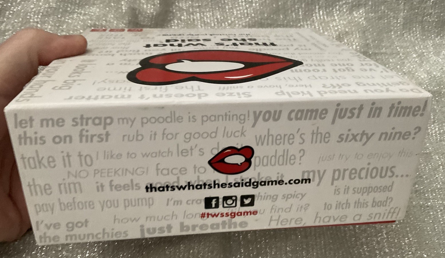 That’s What She Said The Party Board Game of Twisted Innuendos – See Pics