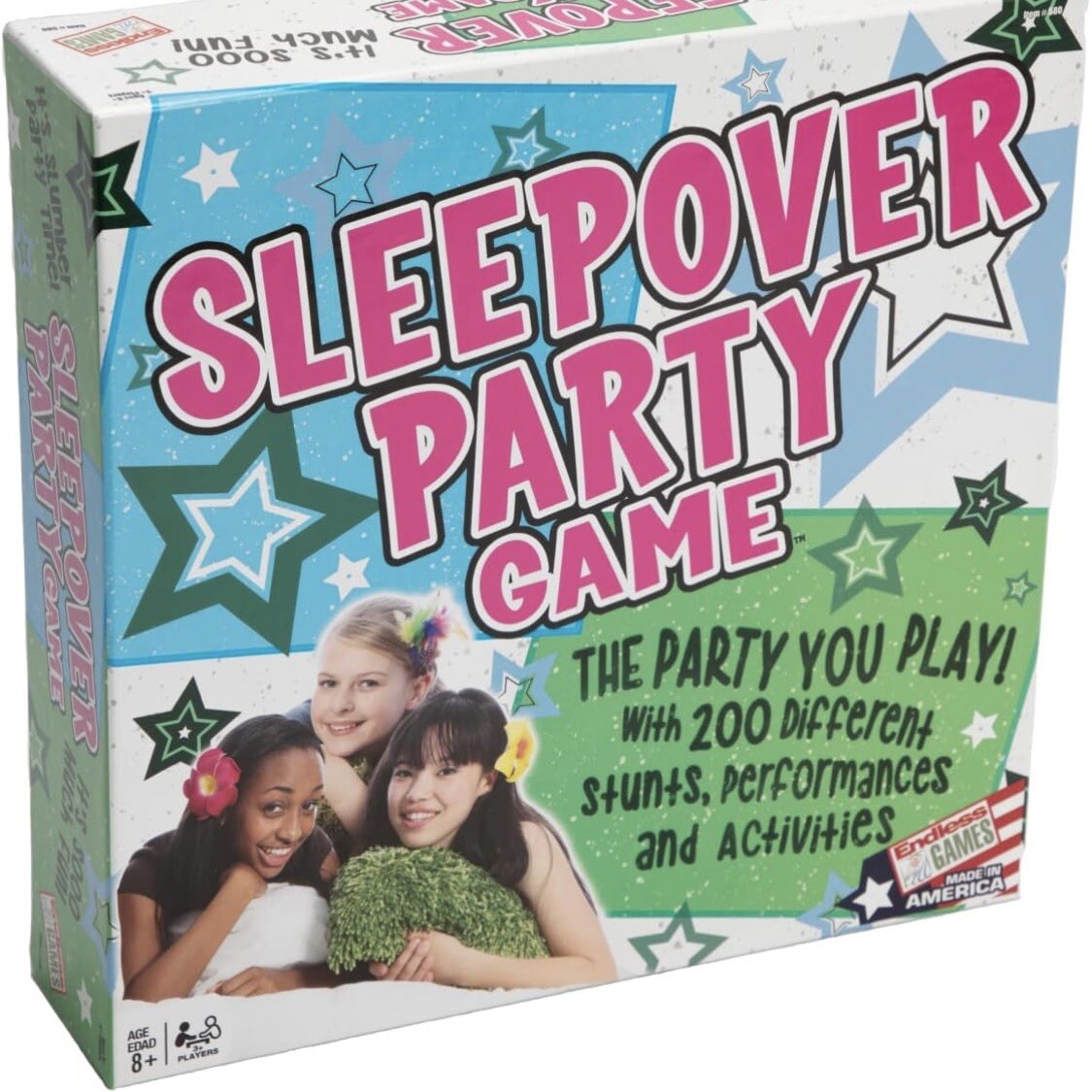 “THE SLEEPOVER PARTY GAME” 2014 Ages 8+ NEW Factory Sealed By Endless Games