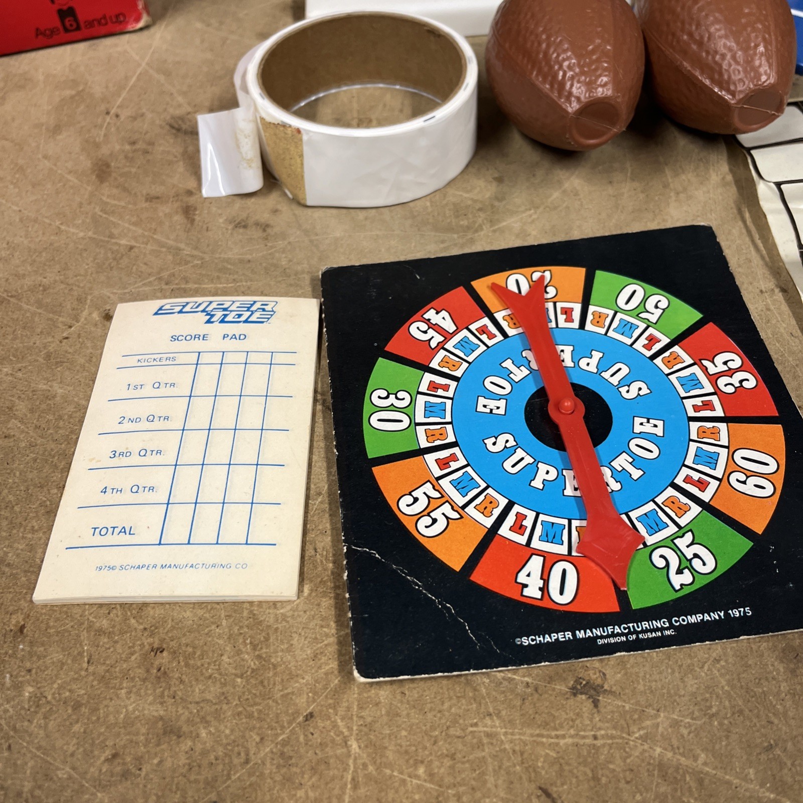 Vintage Schaper Super Toe Game
