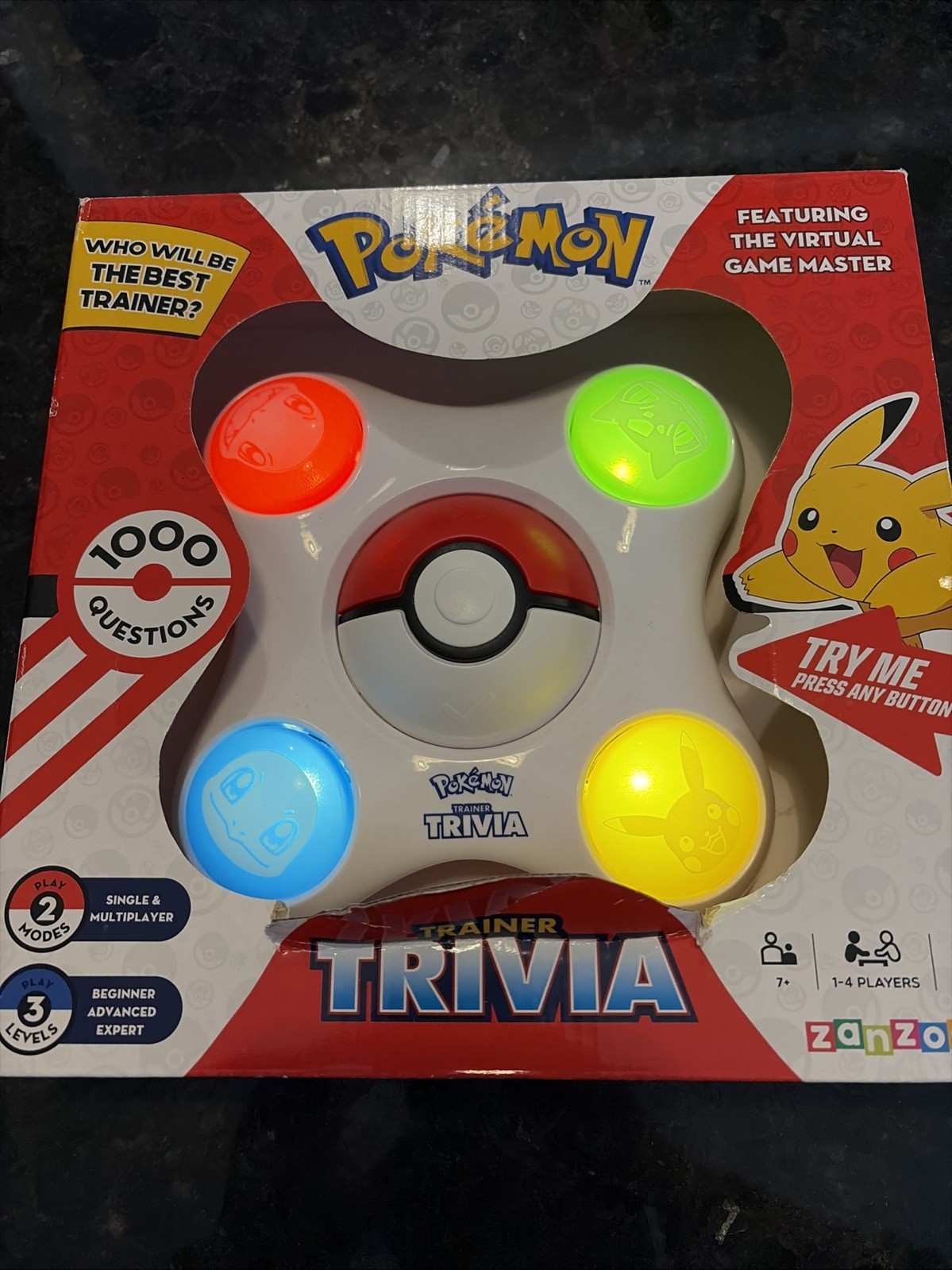 Pokémon Trainer Trivia Game BrandNew (Box Damaged)