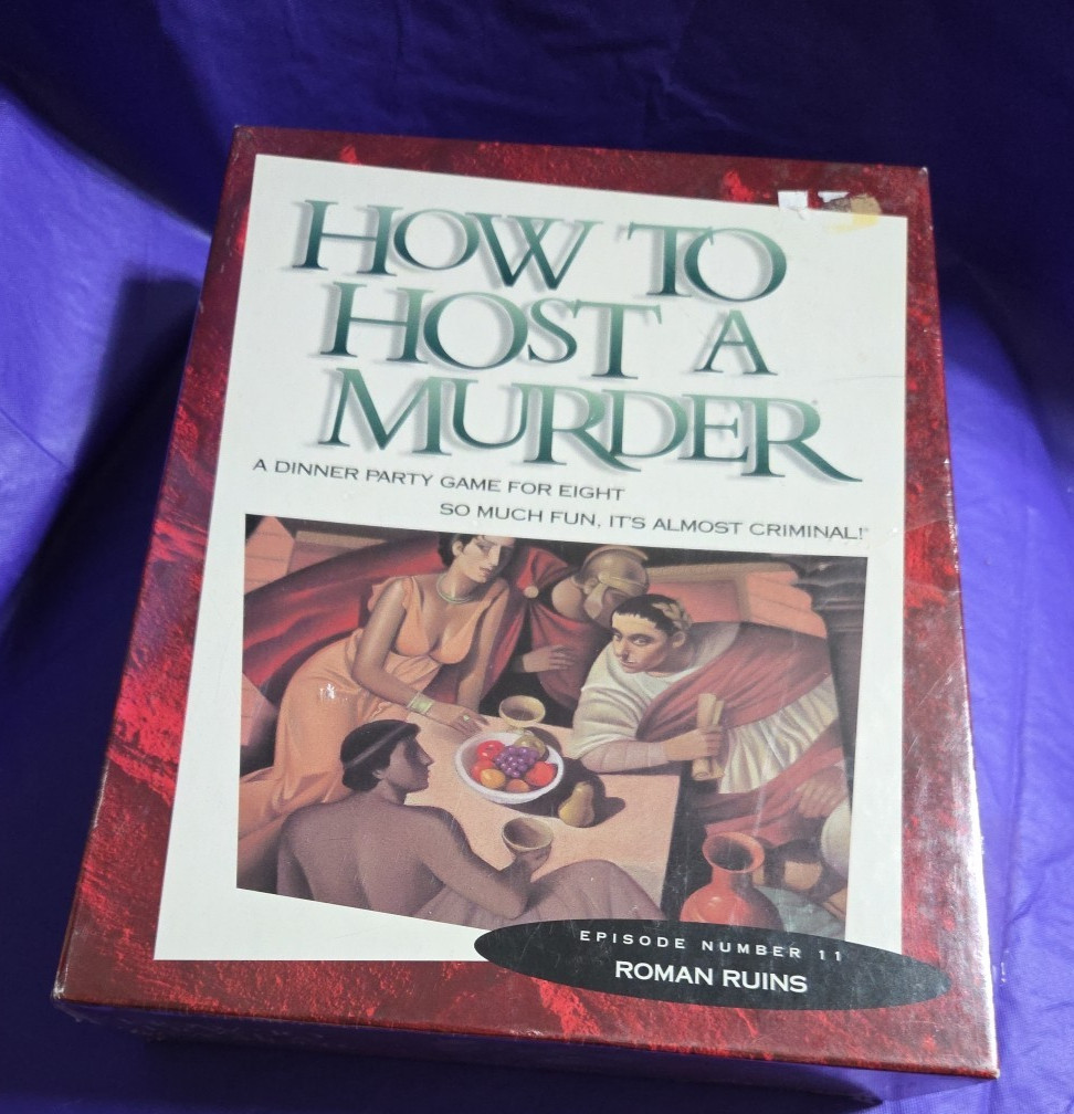 How To Host A Murder: Roman Ruins – CD Version – NIB – For 8 Players