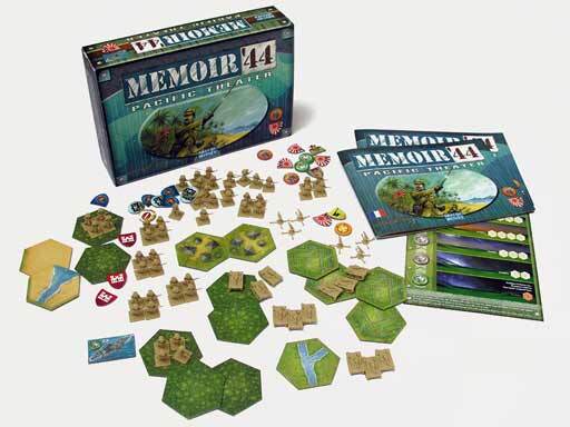 Memoir ’44 Pacific Theater Game Expansion War Board Tabletop Days of Wonder NEW