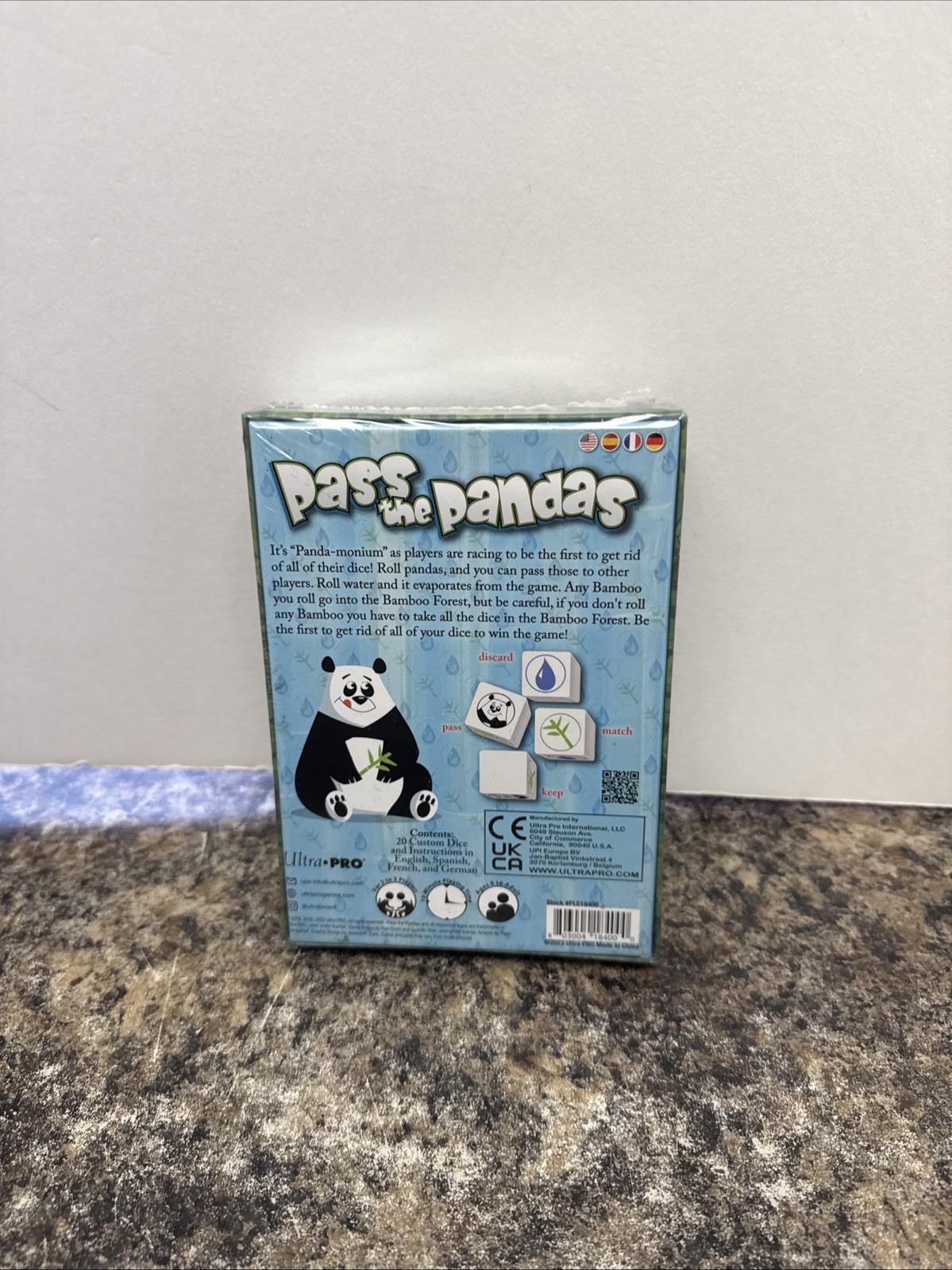 Pass the Pandas Dice Game Playroom Entertainment NEW Multiplayer Age 6 to Adult