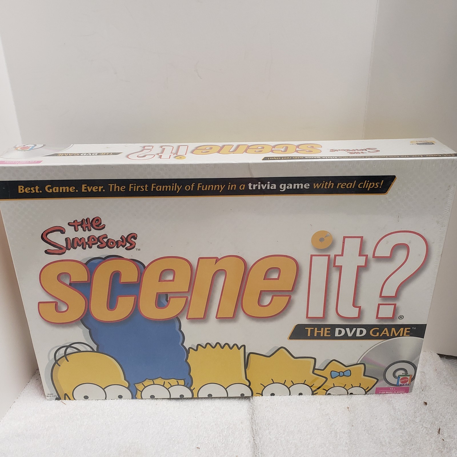 New Simpsons Scene It DVD Trivia Board Game by Mattel Sealed