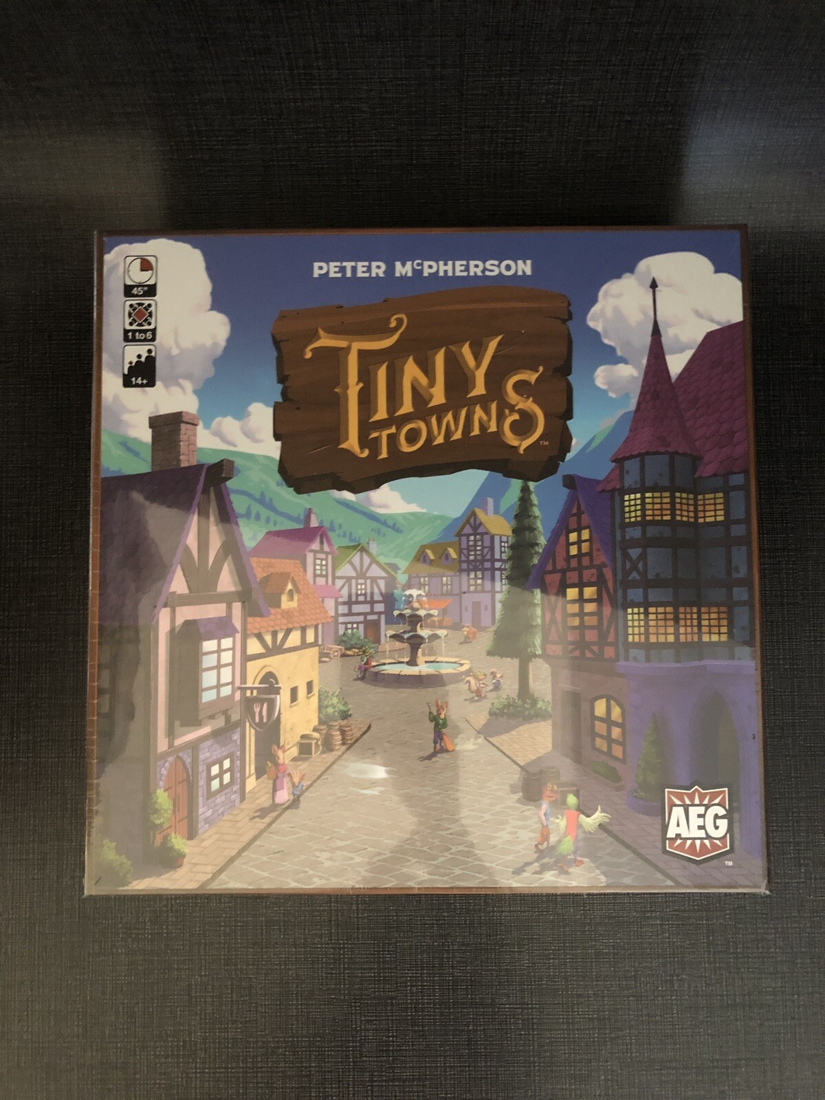 Tiny Towns – A Strategic Resource Town-Building Board Game – 1-6 Players By AEG