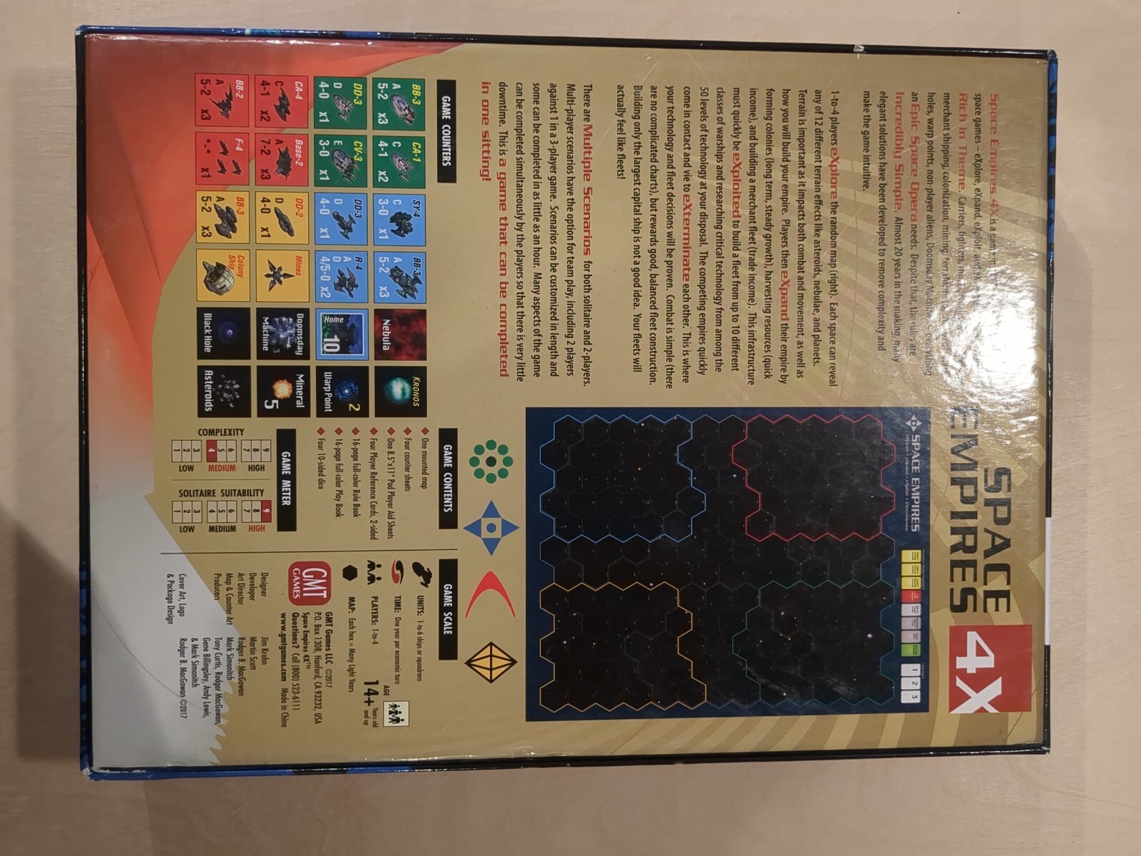 GMT Wargame Space Empires 4X (Third Printing) NM