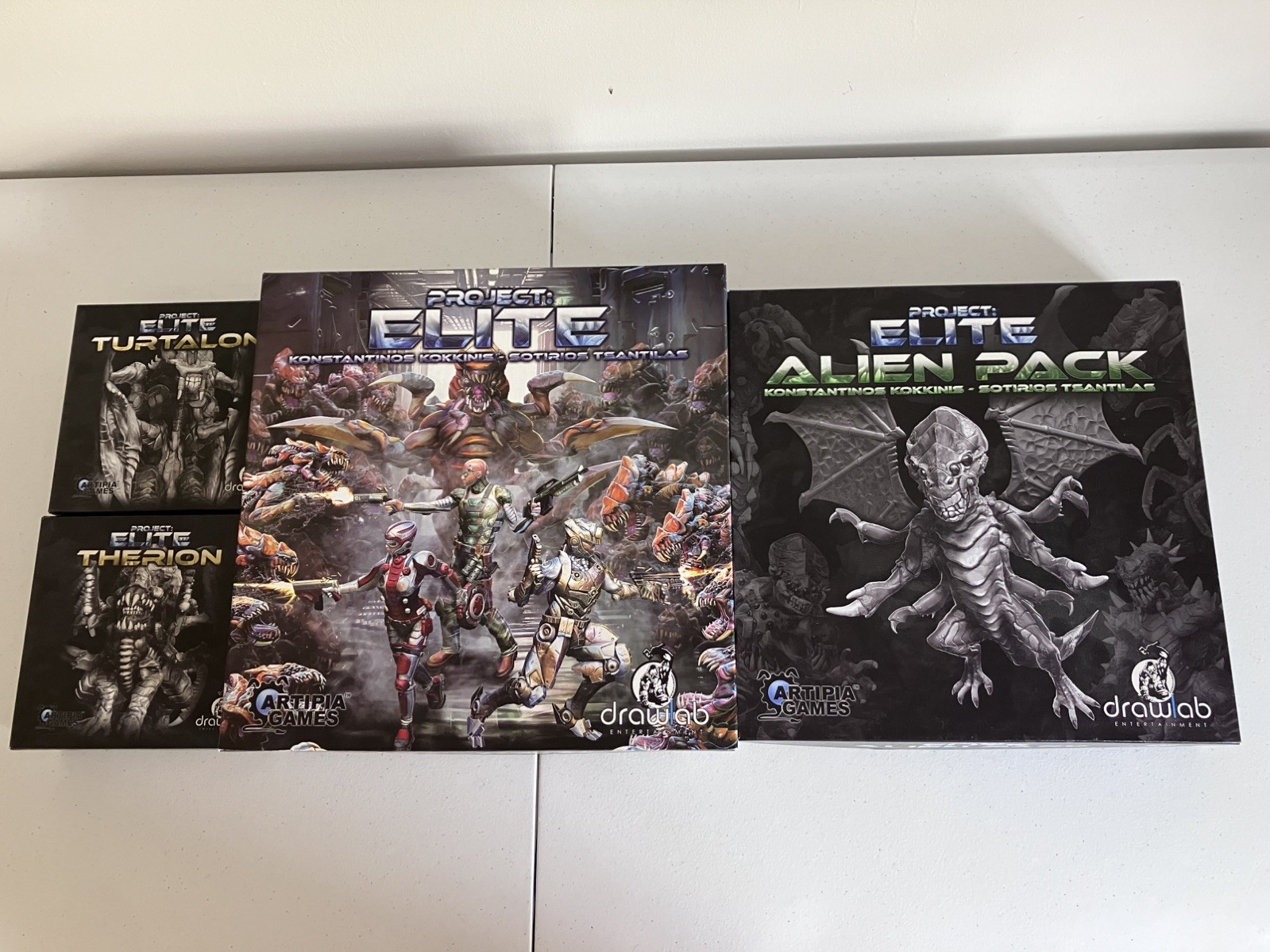 Project Elite + Alien Pack + Therion + Turtalon- Artipia Games-Rarely Played