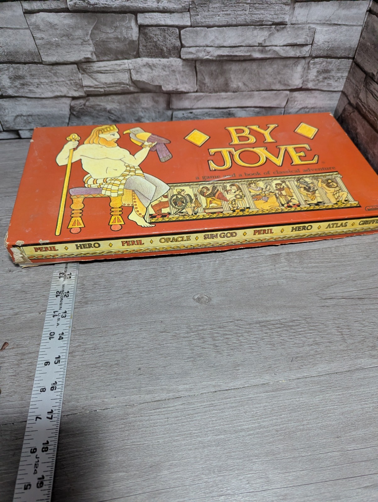 Aristoplay By Jove Board Game Classical Greek Roman Mythology 99% Complete Vtg