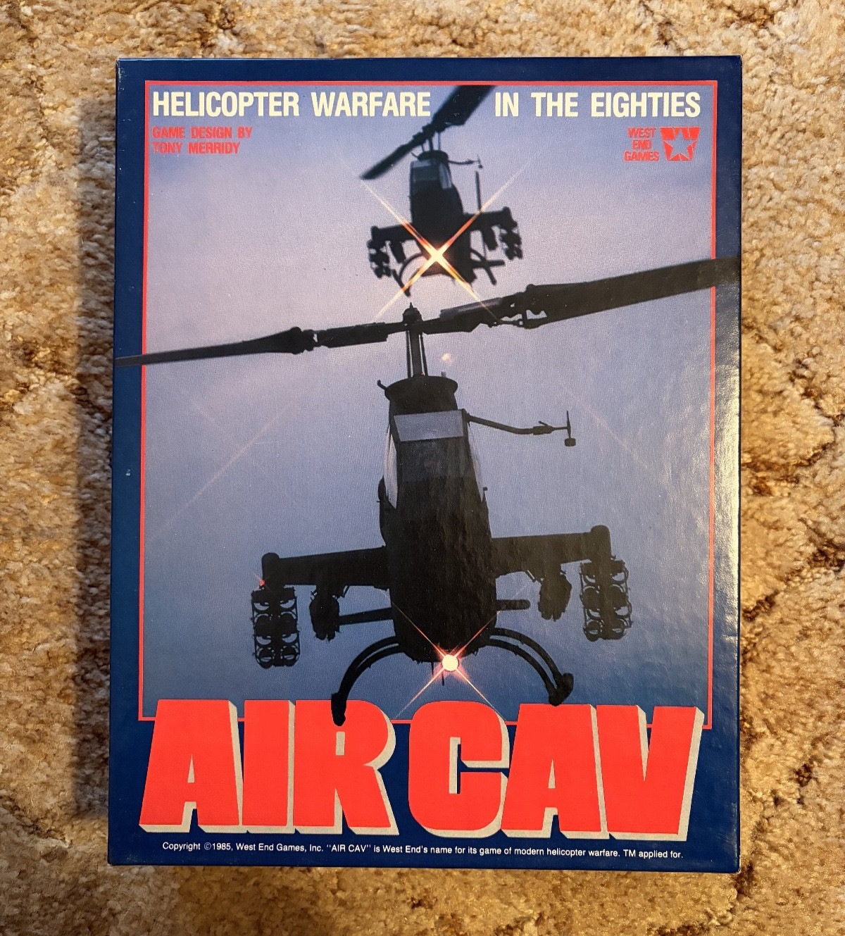 AIR CAV – Helicopter Warfare in the Eighties – West End Games (1985) UNPUNCHED