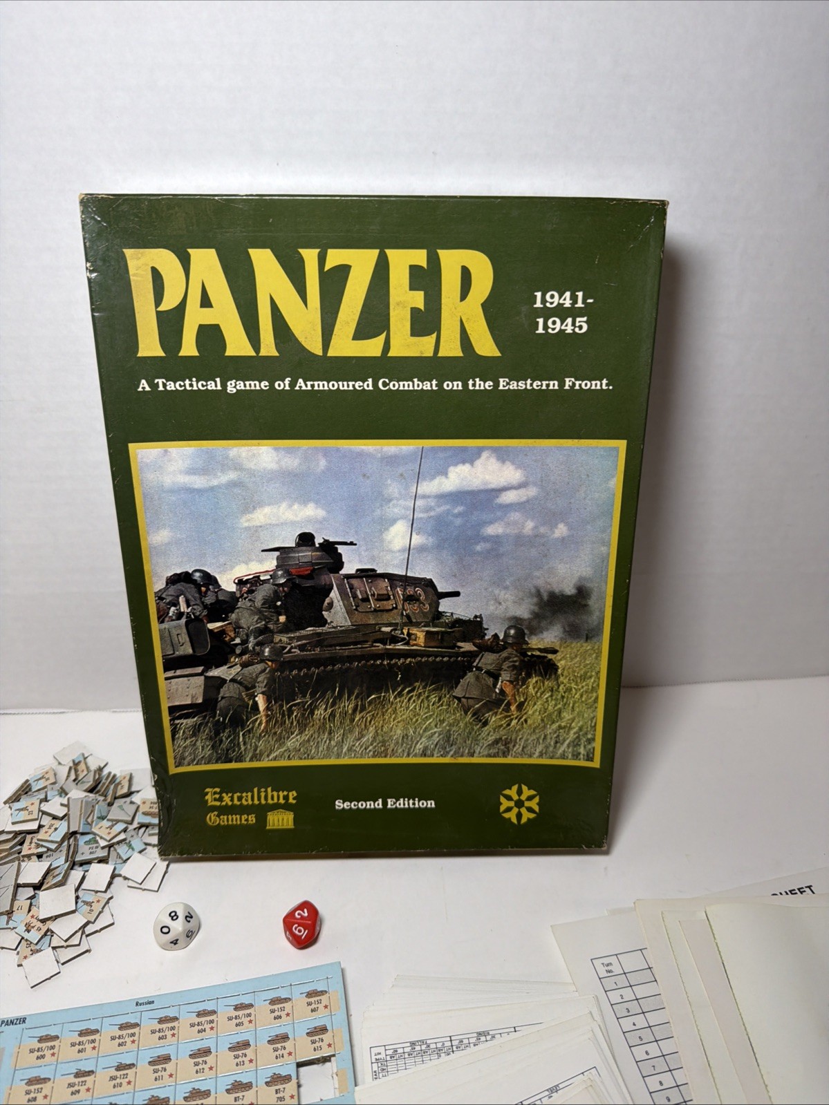 Excalibre Games PANZER 1941-1945 Armored Combat on the Eastern Front VGC See Pic