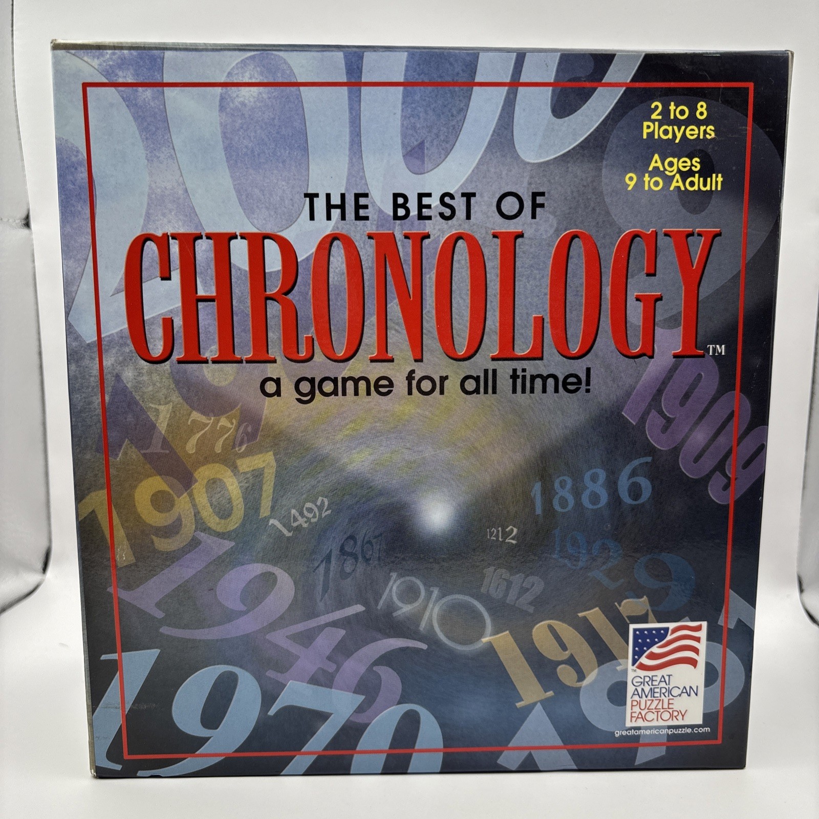 The Best of Chronology A Game for All Time 2-8 Players 9 to Adult – Used