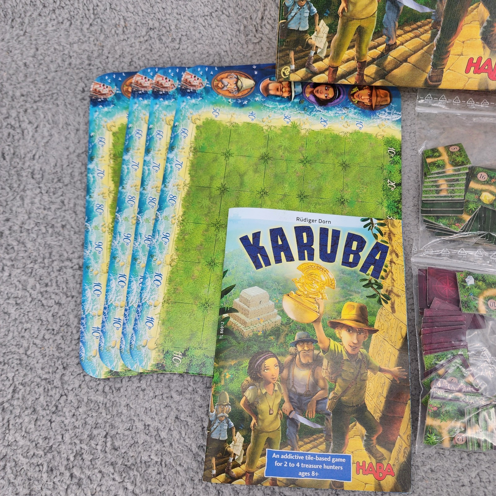 Karuba Board Game, Award Winning Haba Game Age 8+ 100% Complete VGC