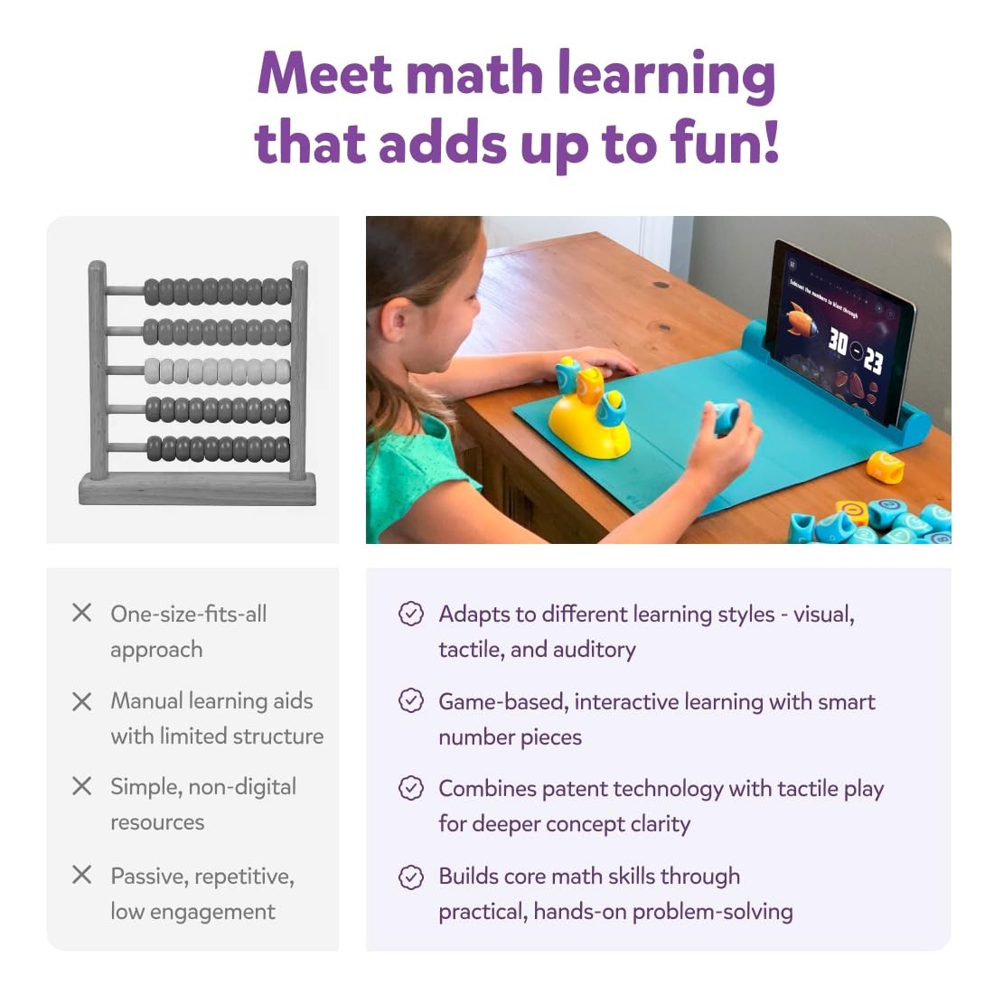 STEM Learning Toy Math Games Kids 5-7 Plugo Count Interactive Kit PlayShifu Gift