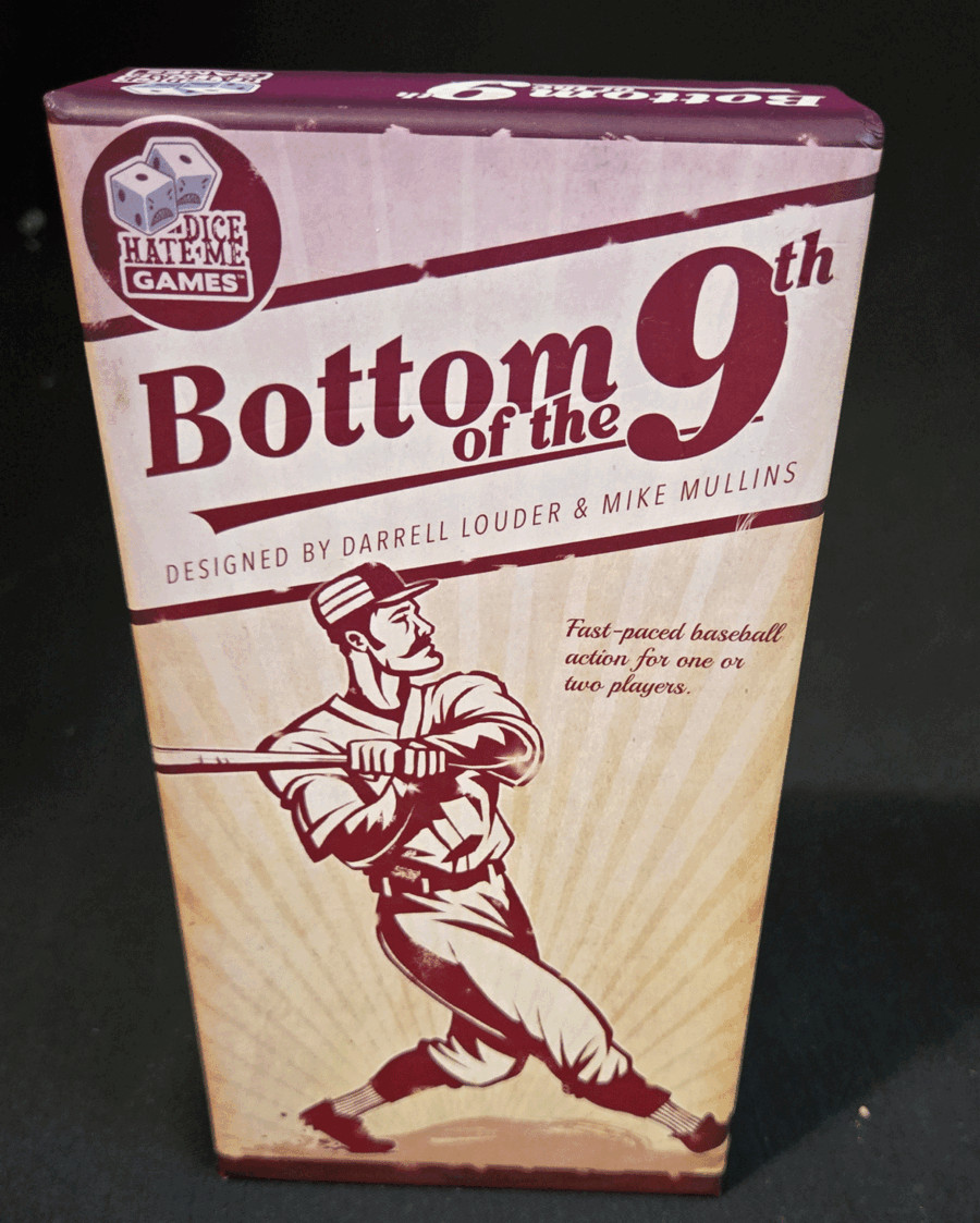 Bottom Of The 9th Baseball Themed Board Game Complete Dice Hate Me Games