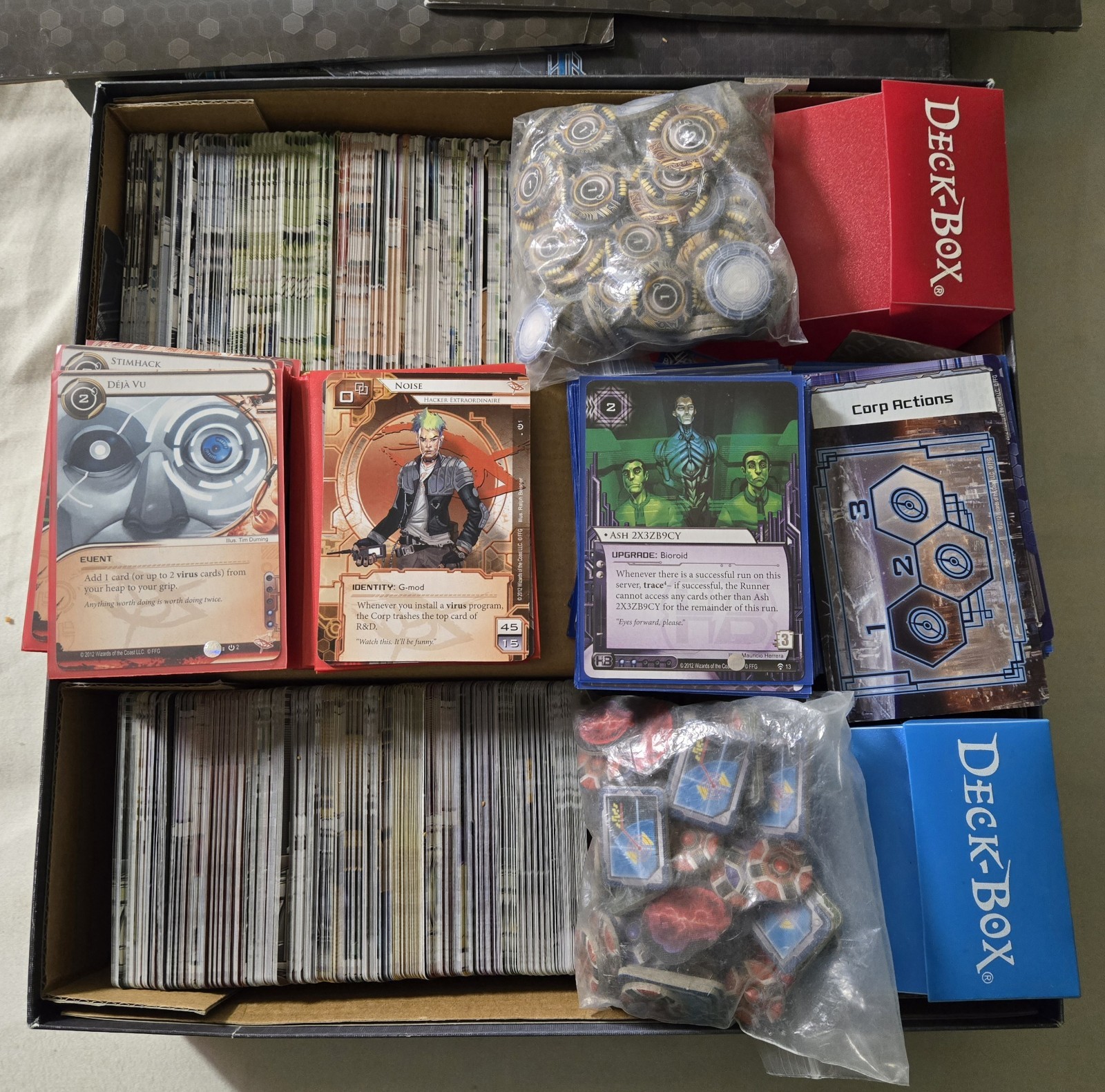 Android Netrunner The Card Game. Fantasy Flight Board Game.