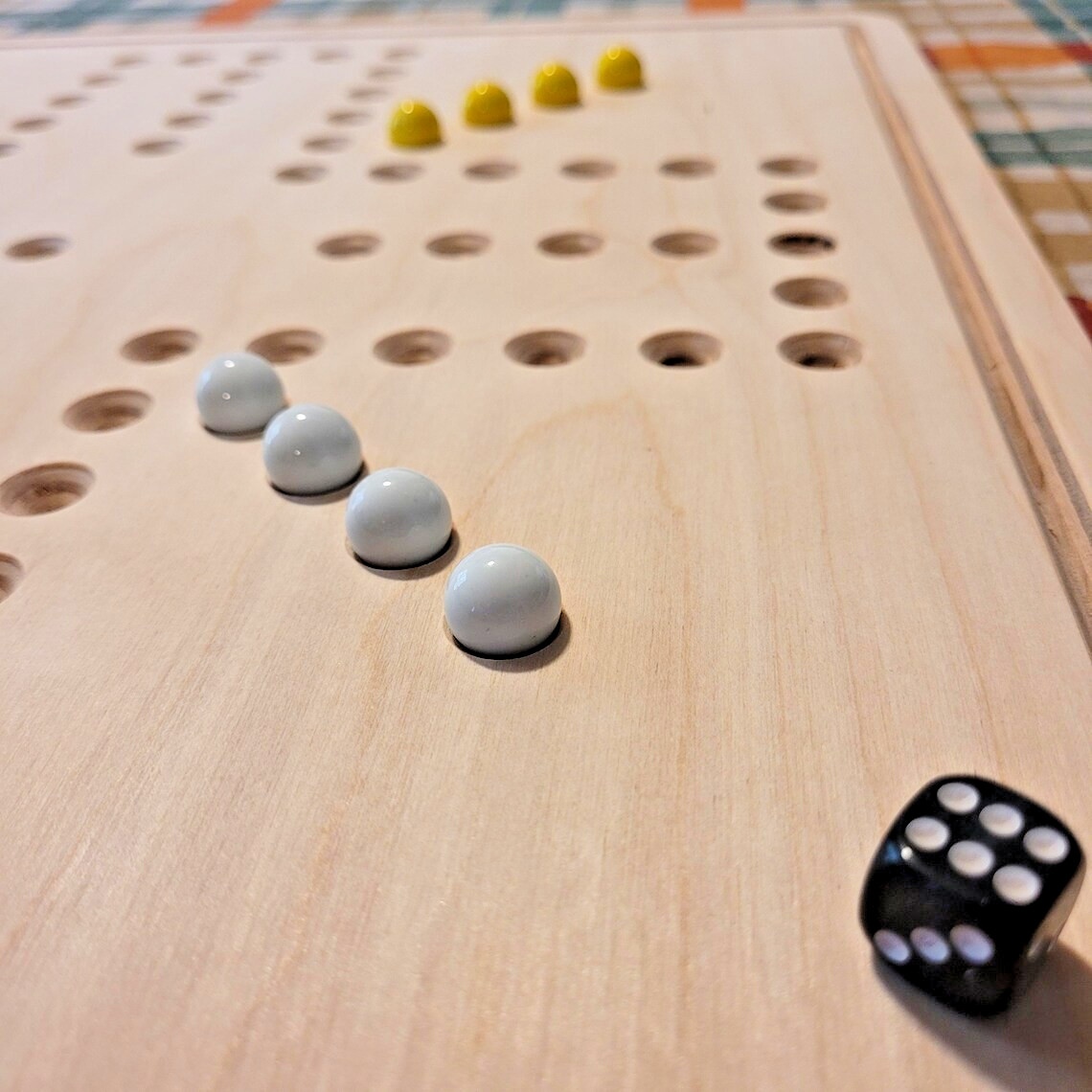 Wahoo marble board game LARGE 18″ X 18″ SIZE AMERICAN MADE