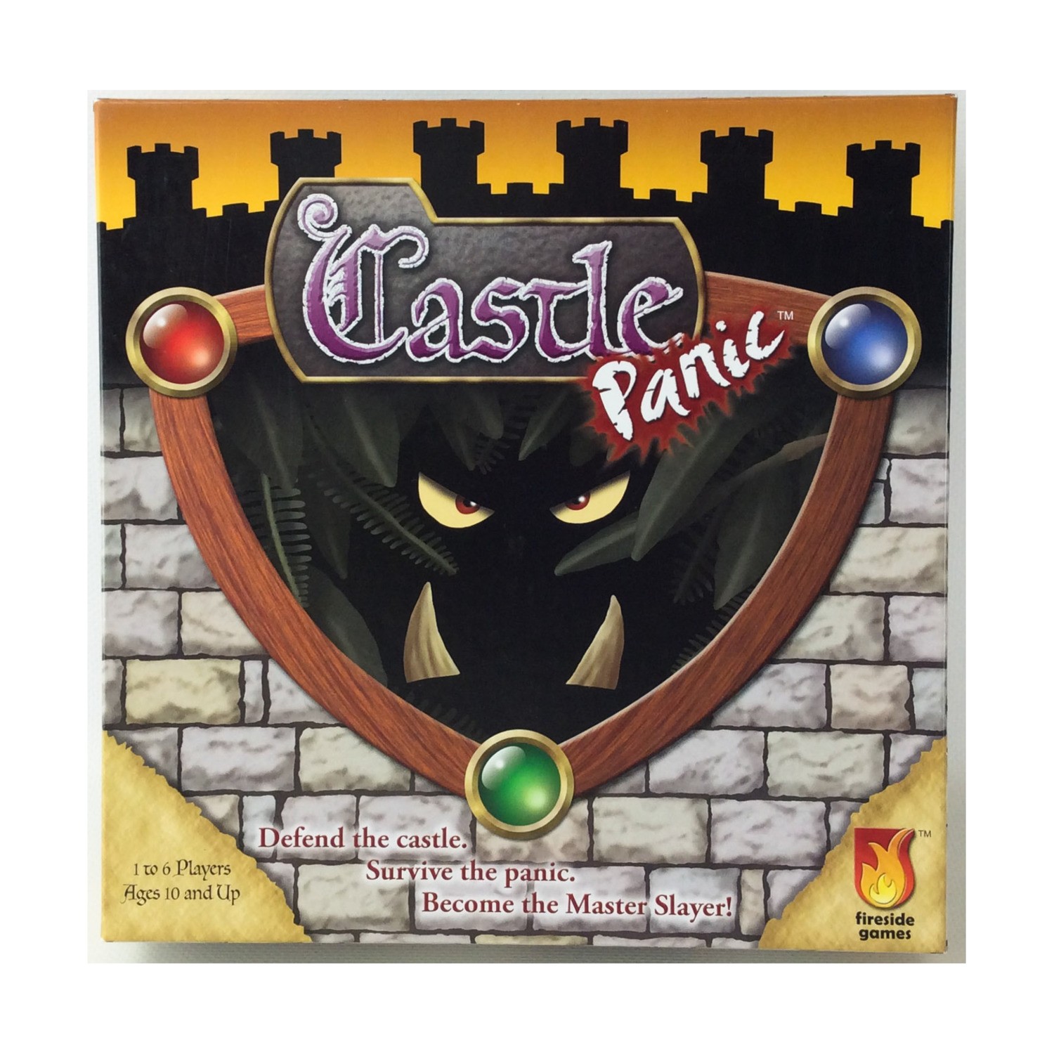 Fireside Board Game Castle Panic Collection #6 – Base Game + 2 Expansio VG/EX