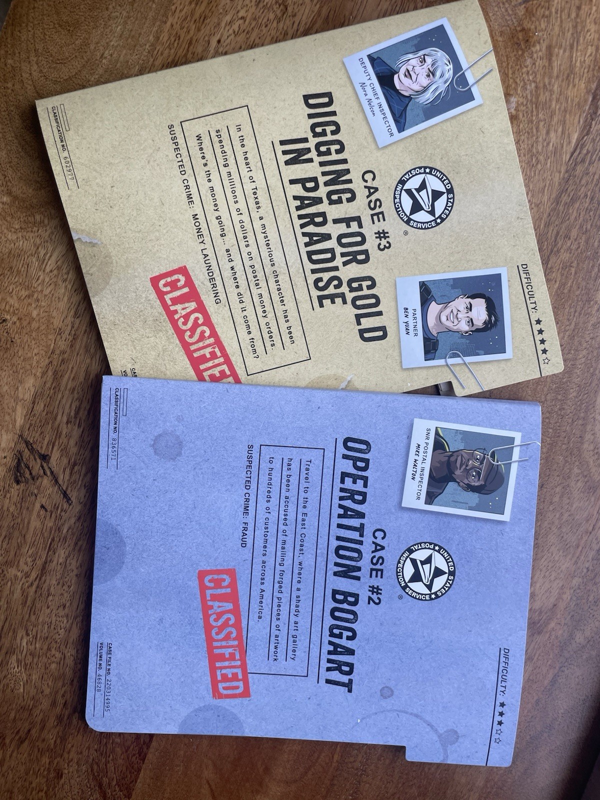 TWO Cases Left. Big Potato Games True Crime Stories Board Game, 2 Cases