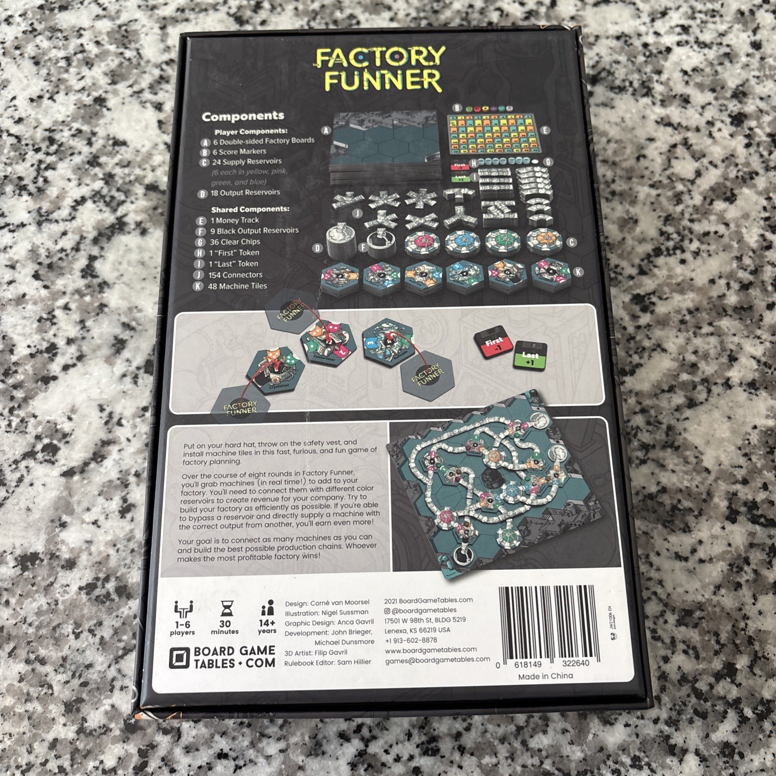 Factory Funner Game 1-6 Players 14+
