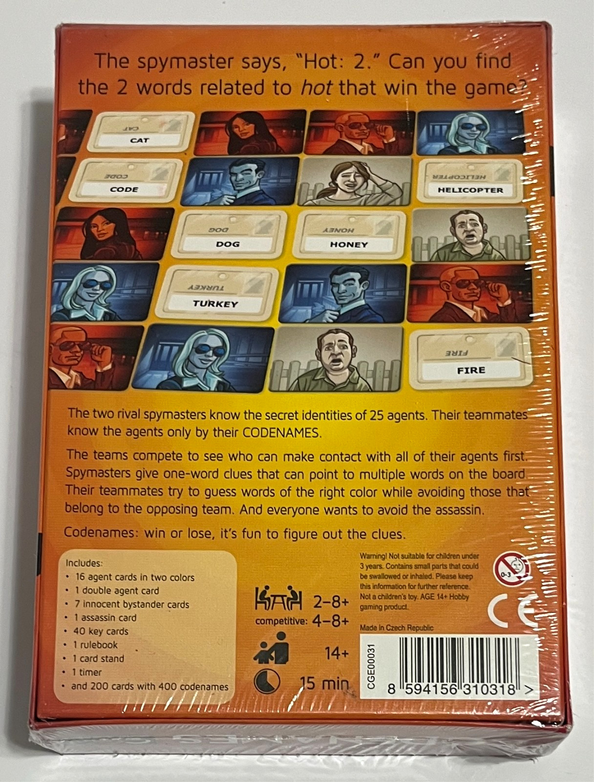 VLAADA CHVATIL Codenames Party Word Game Czech Games Edition NEW SEALED