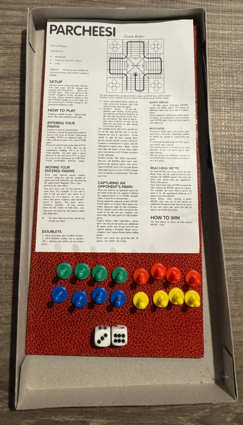 Parcheesi Cross And Circle Board Game Complete Game See Description And Pictures