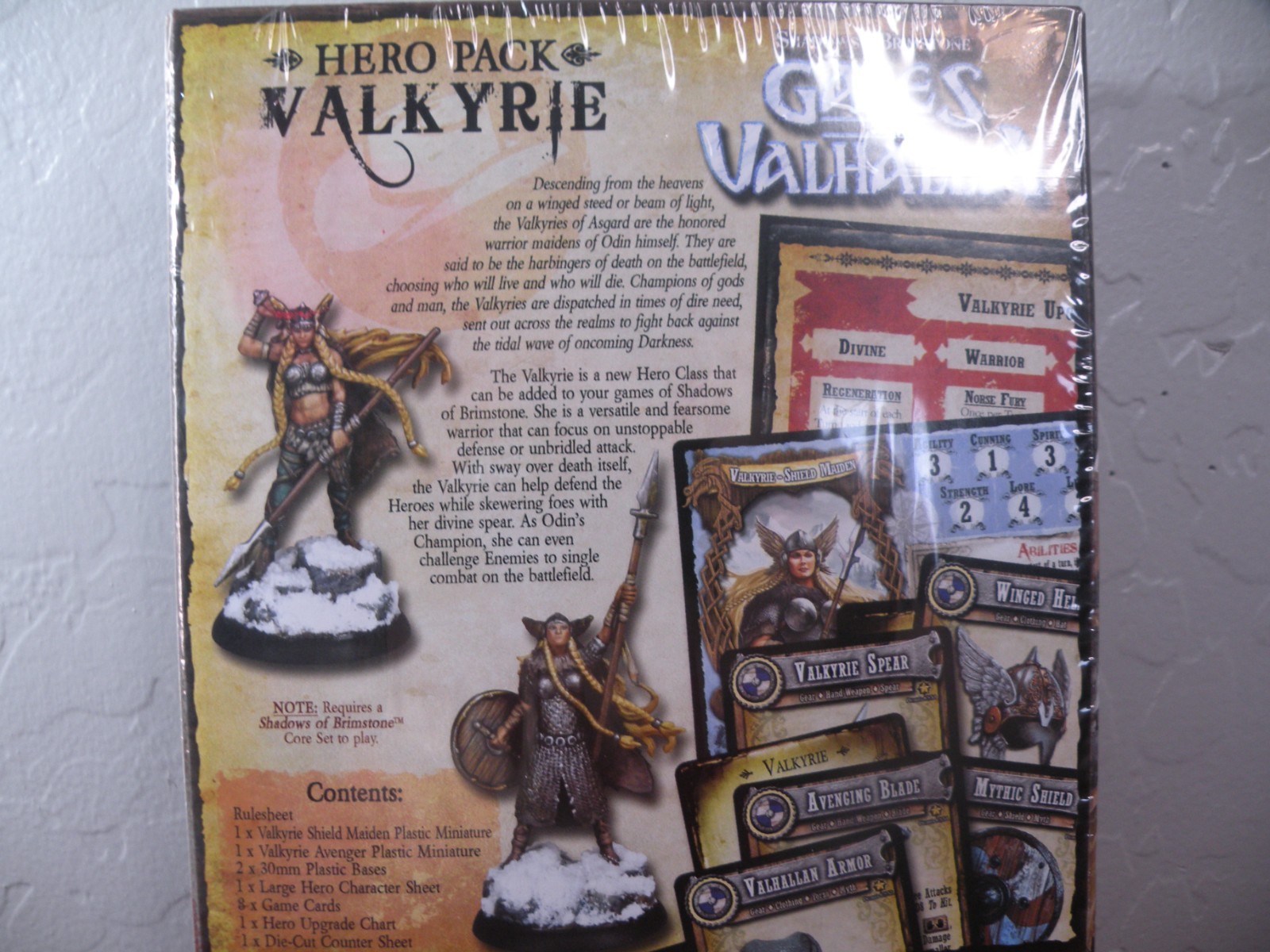 Valkyrie Hero Pack for Shadows of Brimstone Kickstarter Exclusive NEW & SEALED