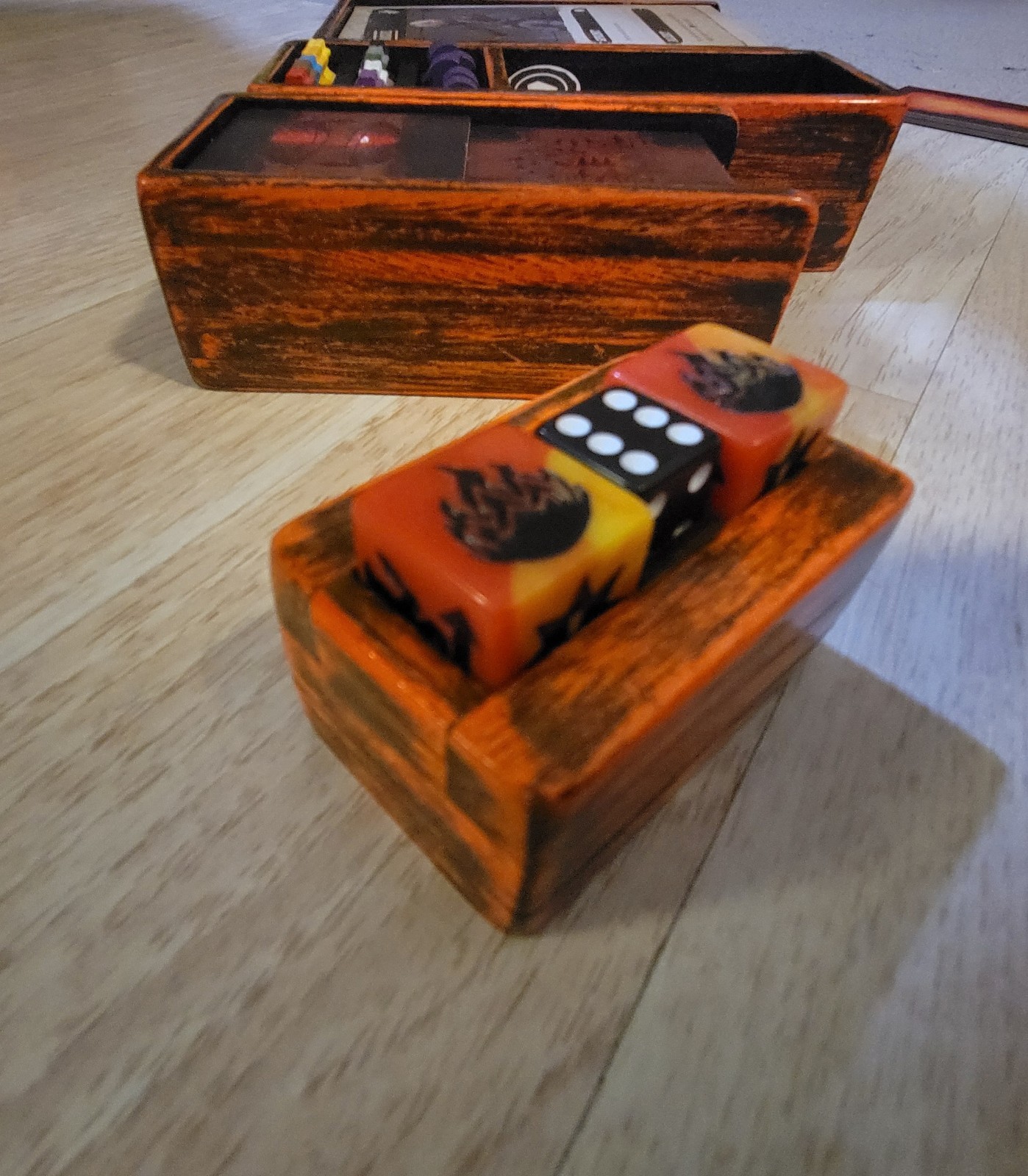Sub Terra II Board Game + Custom Made Wooden Insert + Custom Painted Miniatures