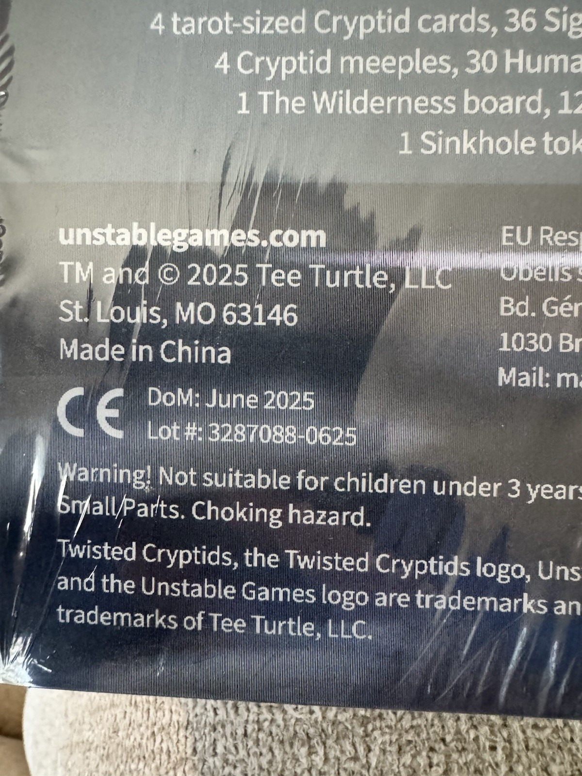 Twisted Cryptids Board Game New Still Sealed