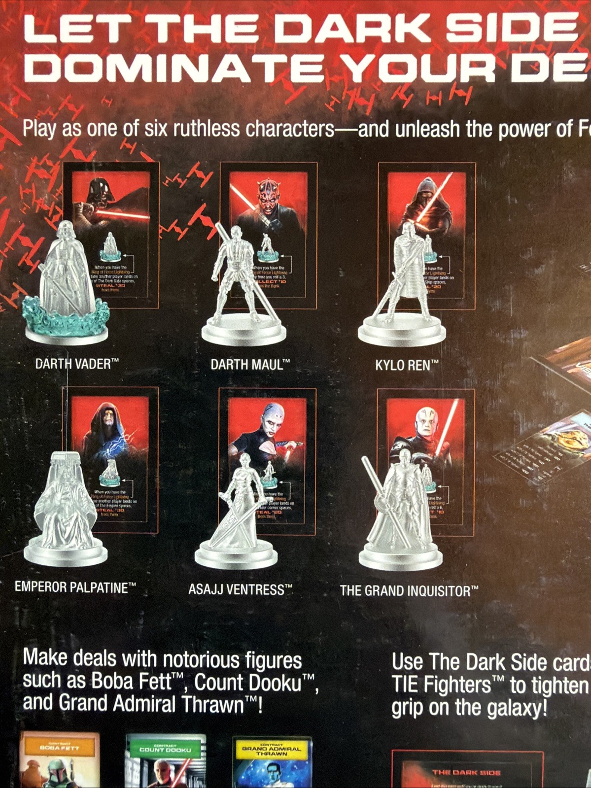 Disney Star Wars Monopoly Dark Side Edition Board Game NEW Sealed Hasbro
