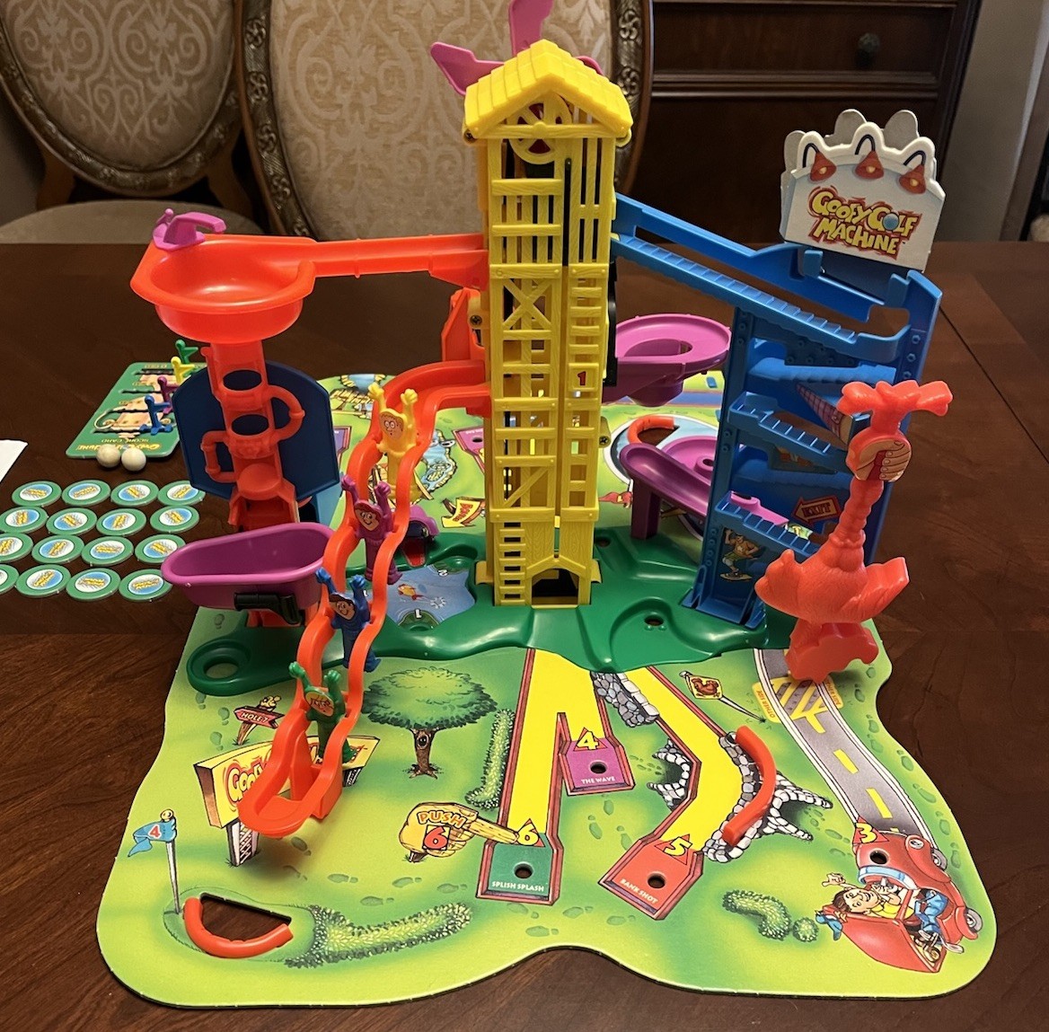 Vintage 1994 Parker Brothers Goofy Golf Machine Board Game COMPLETE