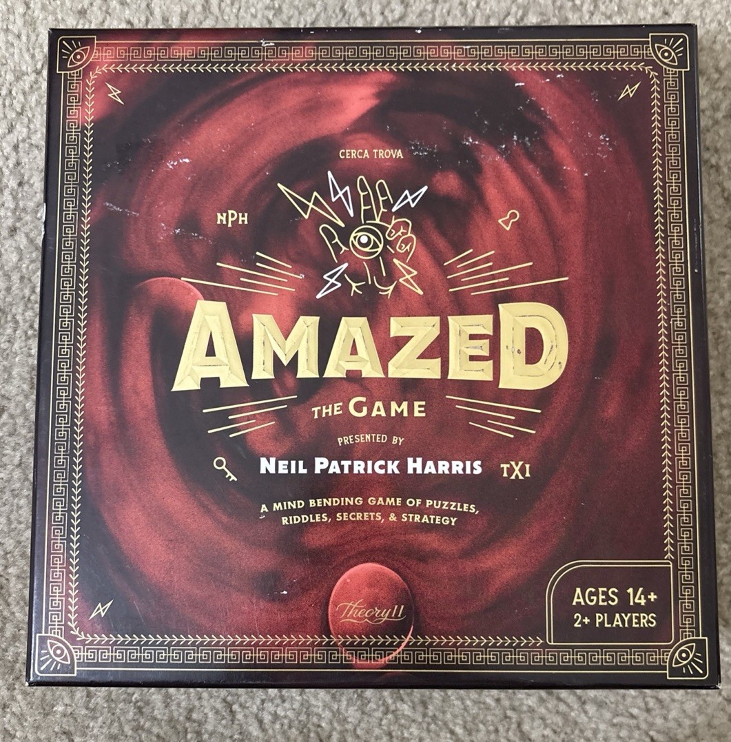 Amazed the Game COMPLETE Theory11 2018 Neil Patrick Harris Puzzles Challenges