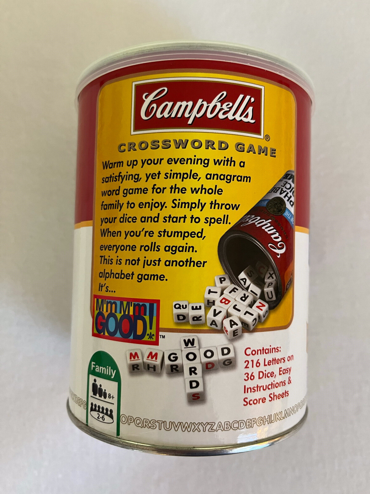  Campbell’s Alphabet Dice Crossword Game For The Whole Family 🌺 NEW – Sealed