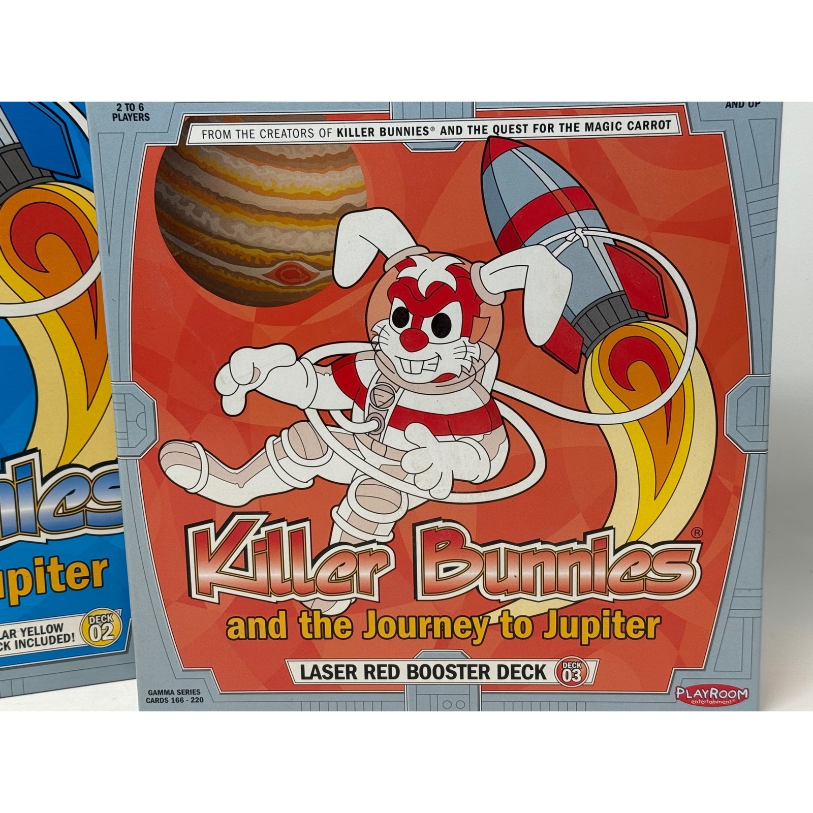 Killer Bunnies Journey to Jupiter Deep Blue Starter Solar Yellow Laser Red Decks