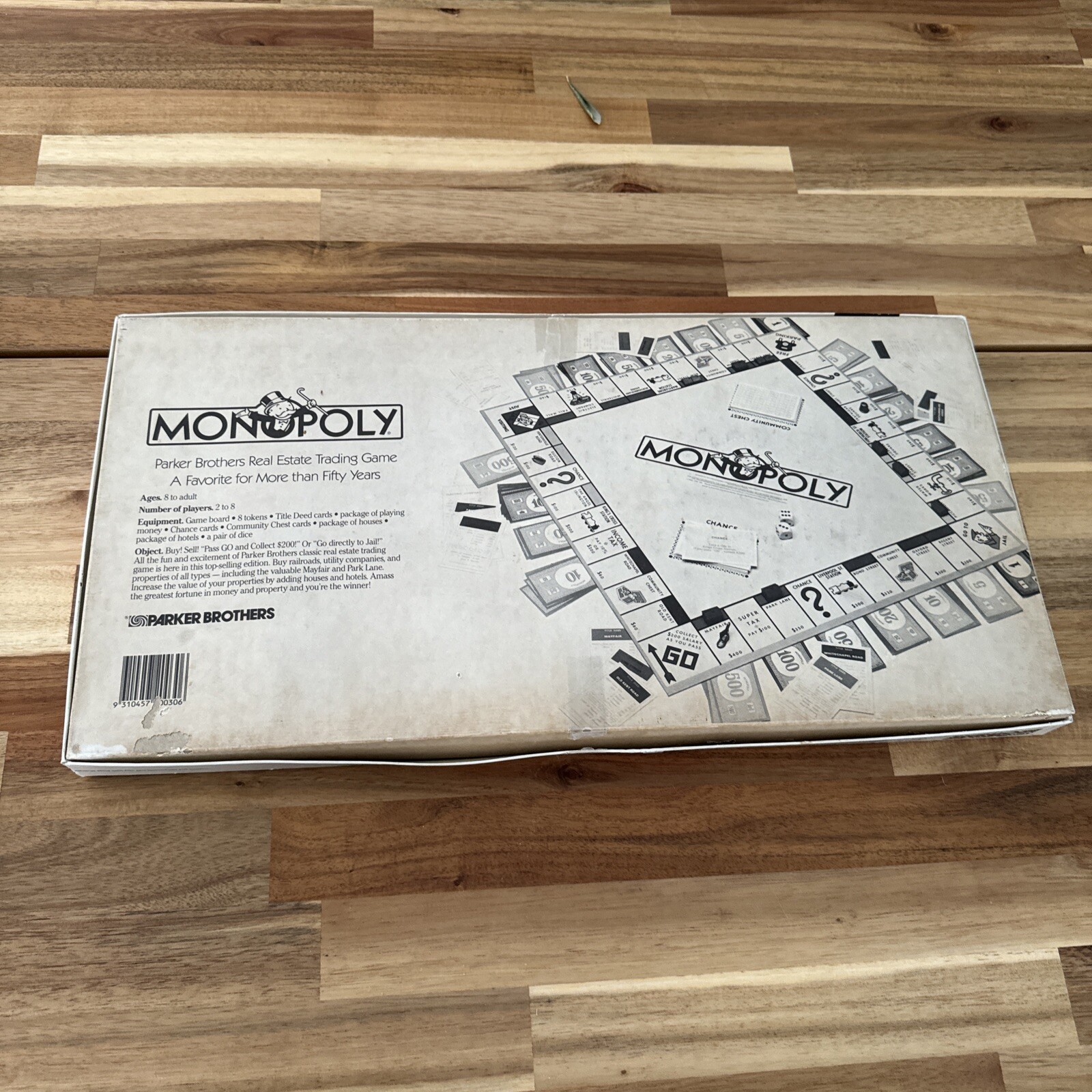 1992 Monopoly Board Game Parker Brothers New Zealand COMPLETE