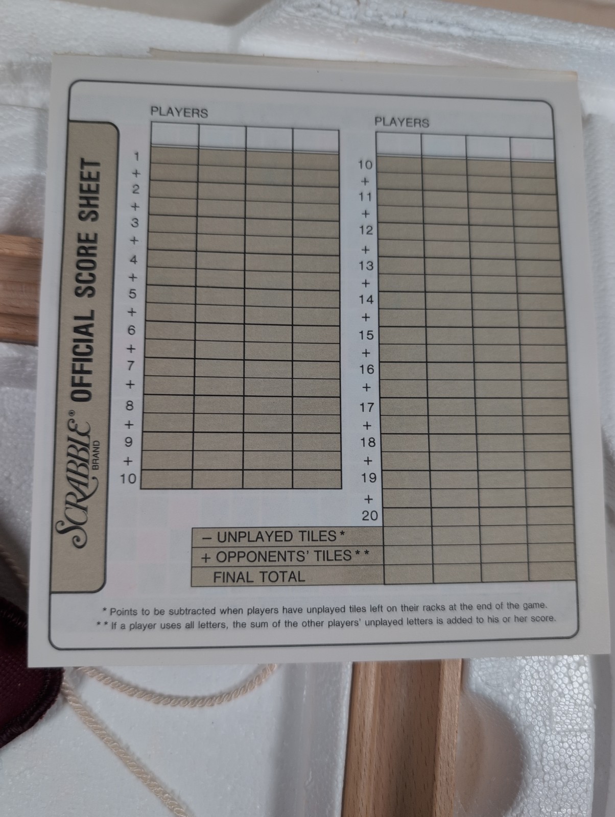 1989 Scrabble Deluxe Edition Turntable Board Game Milton Bradley #4034 Complete